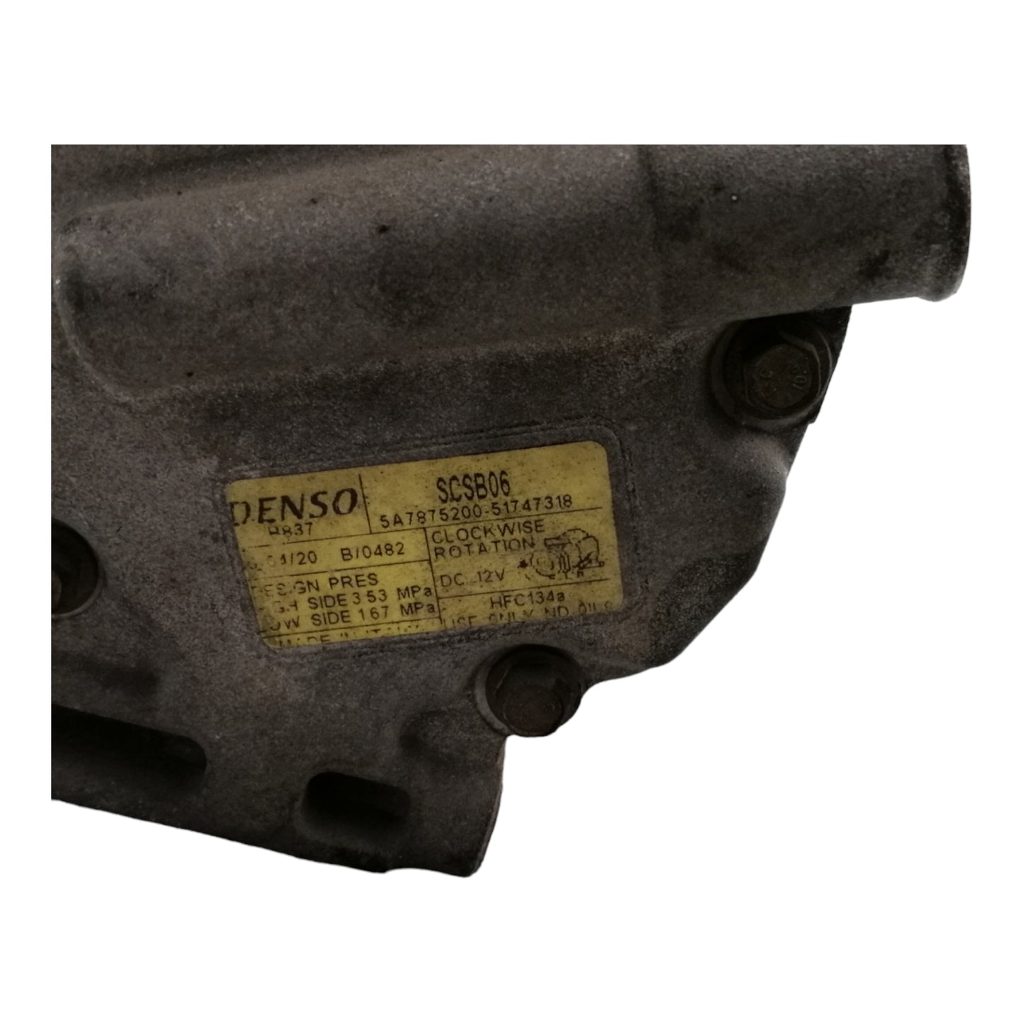 Compressore Aria Condizionata Ac FIAT PANDA 2 Serie/PUNTO 2 Serie Benzina