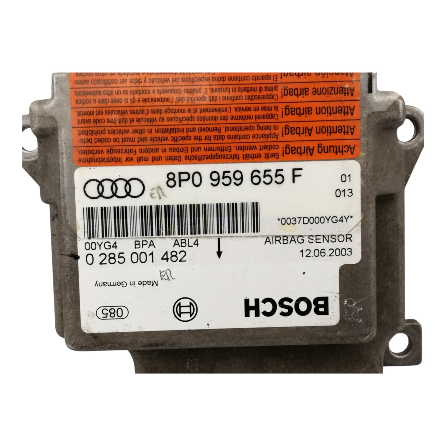 Centralina Airbag AUDI A3 8P1 3 Porte