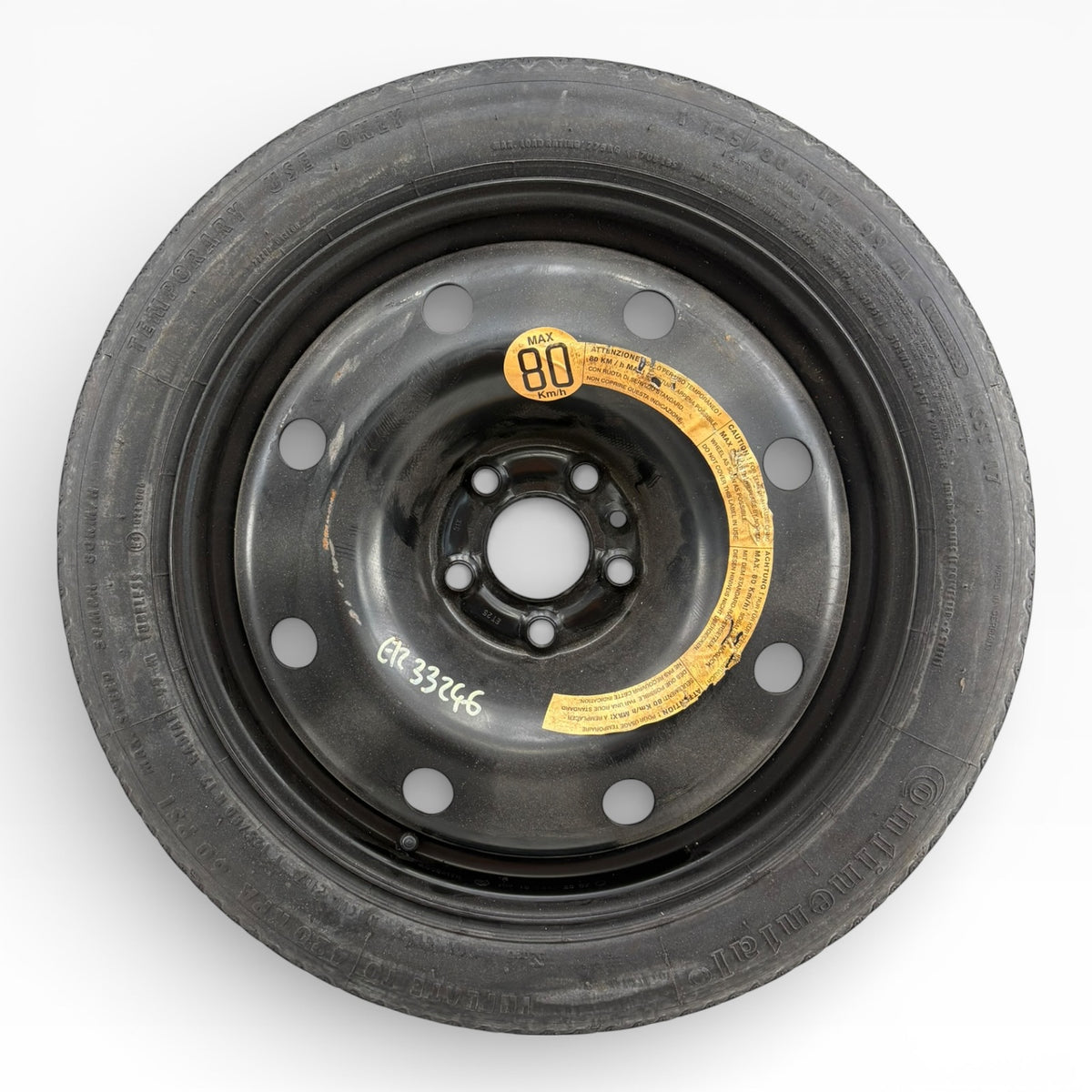 Cerchio Ruotino Di Scorta ALFA ROMEO 159 Raggio 17 ET25 5 Fori