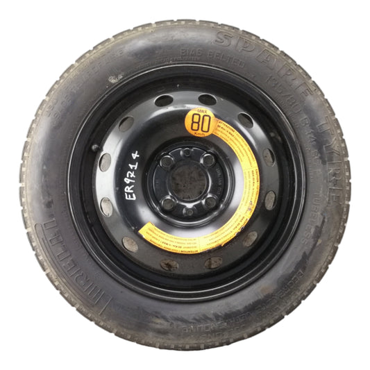 Cerchio Ruota Di Scorta Ruotino FIAT PUNTO 188 2 Serie Raggio 14 4 Fori