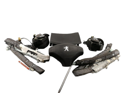 Kit airbag peugeot 308 (2007 - 2013) centralina volante cinture 610714900
