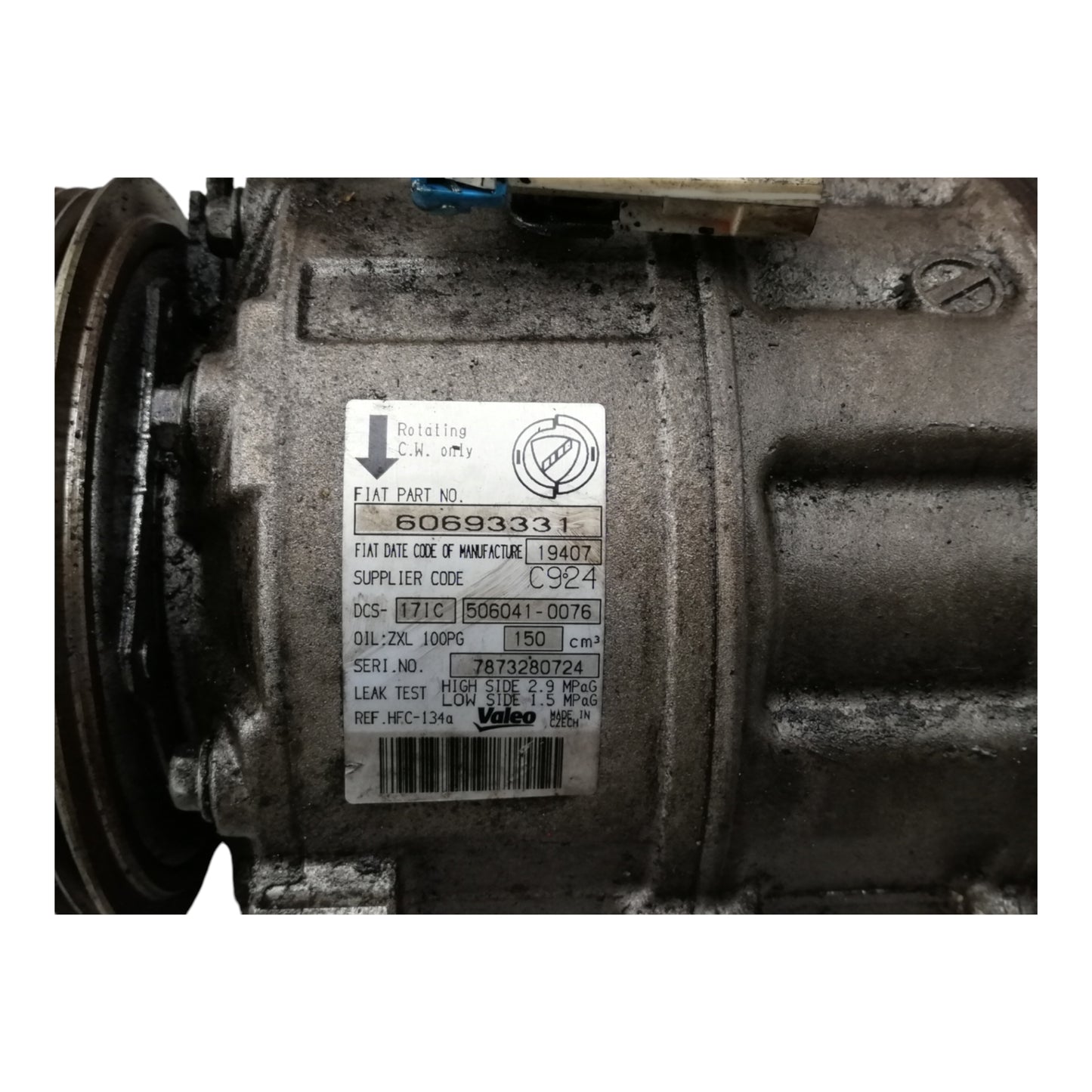Compressore Aria Condizionata Ac ALFA ROMEO 159/BRERA/SPIDER 3 Diesel