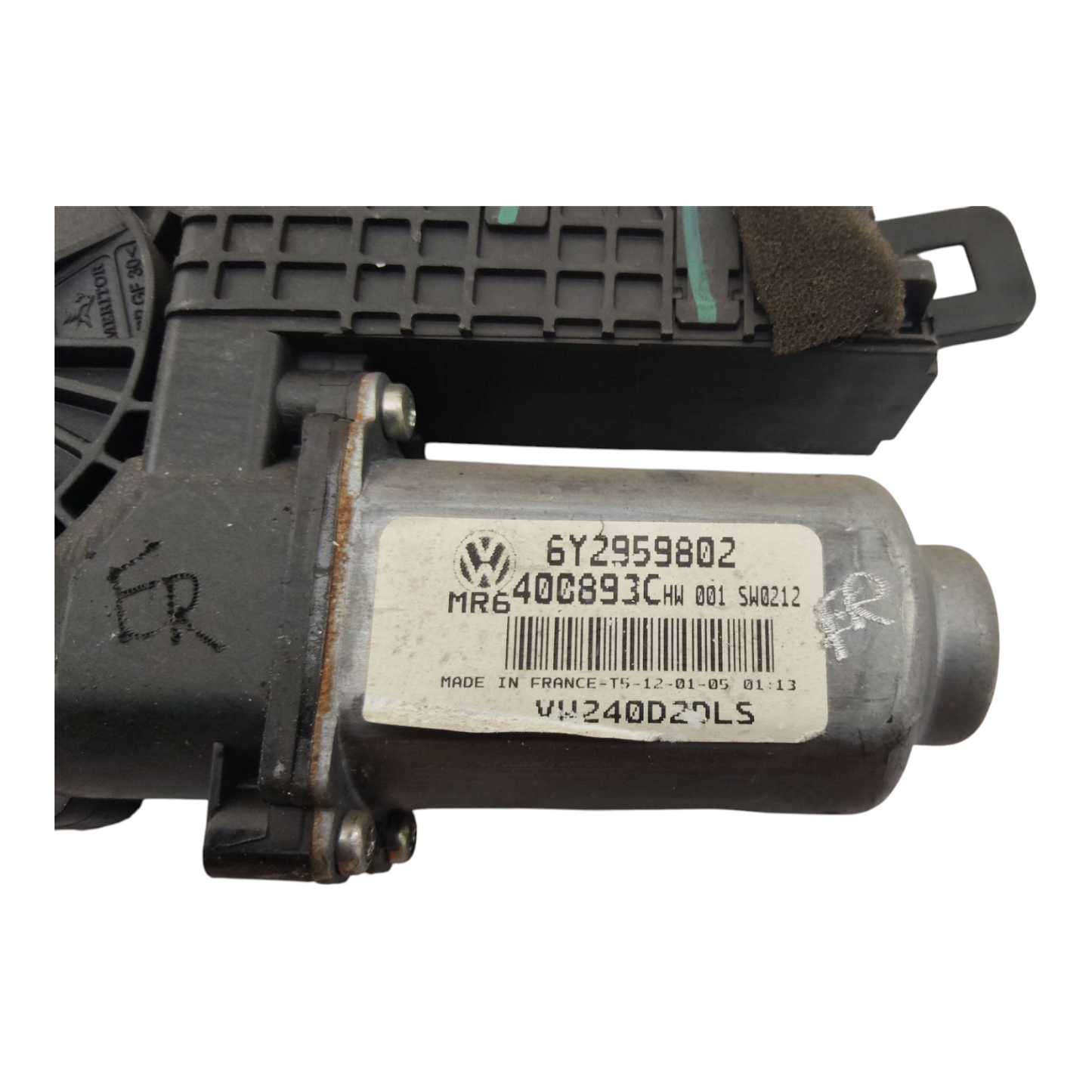 Motorino Alzacristallo Porta Anteriore Sinistro VOLKSWAGEN POLO 4 Serie