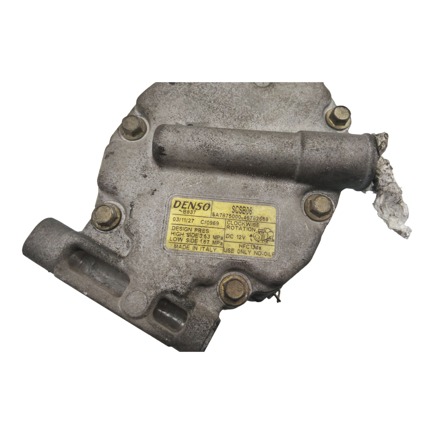 Compressore Aria Condizionata Ac FIAT PANDA 2 Serie/PUNTO 2 Serie Benzina