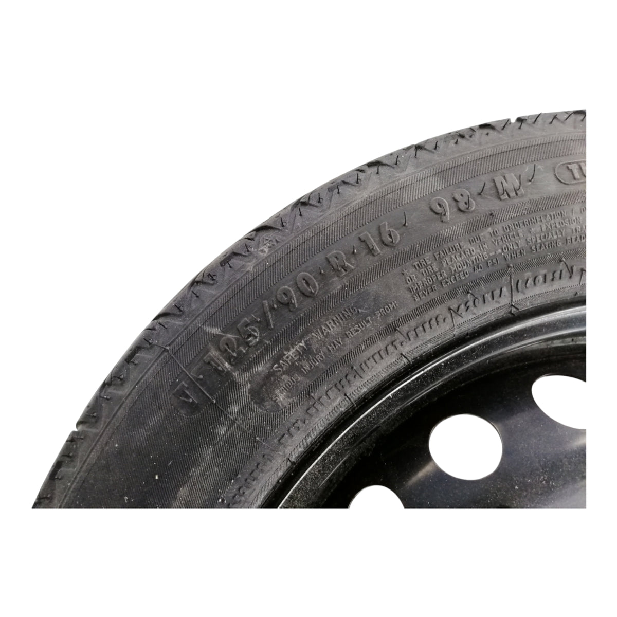 Cerchio Ruotino Di Scorta MERCEDES CLASSE C W204 Raggio 16 ET20