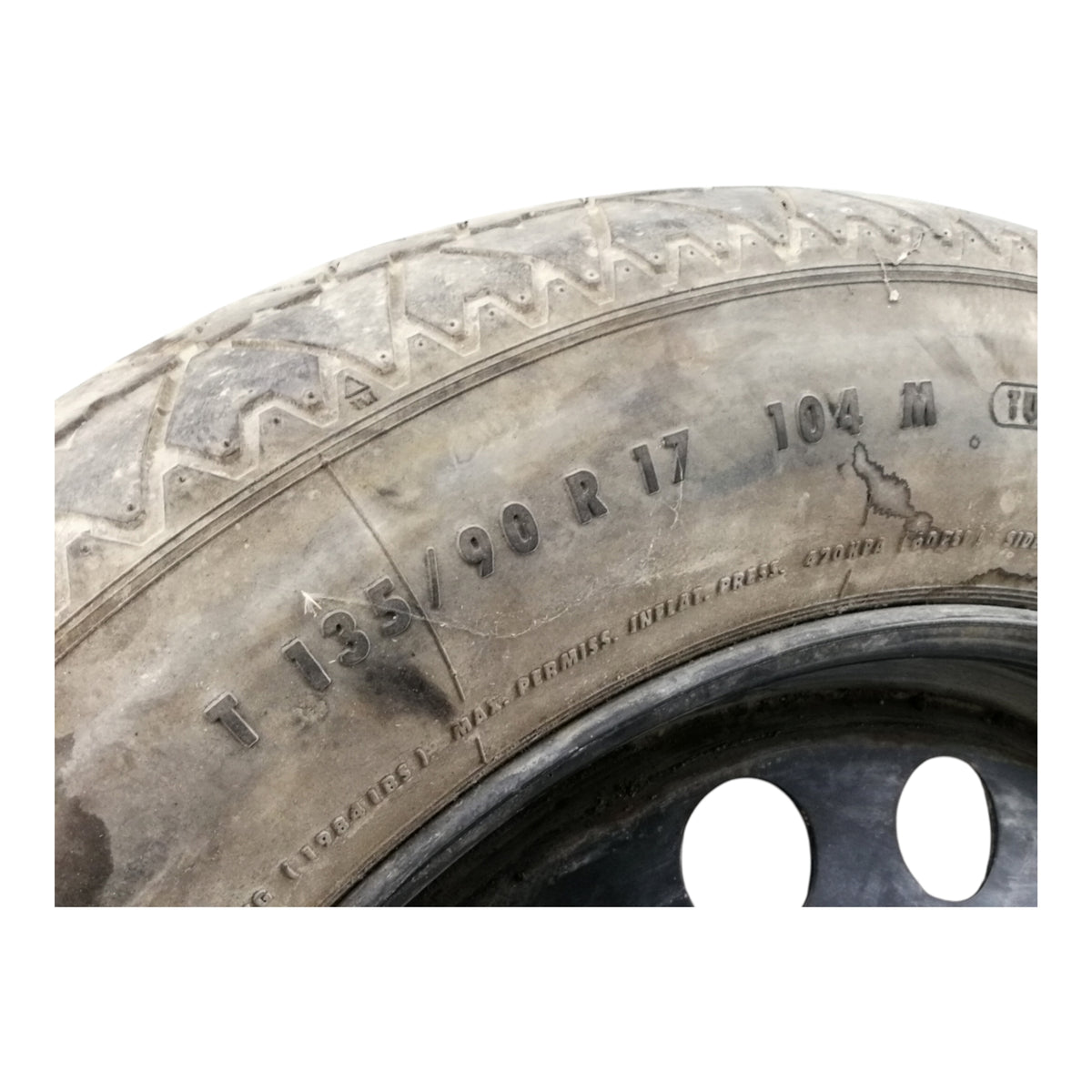 Cerchio Ruota Di Scorta BMW X3 E83 Raggio 17 ET18 5 Fori