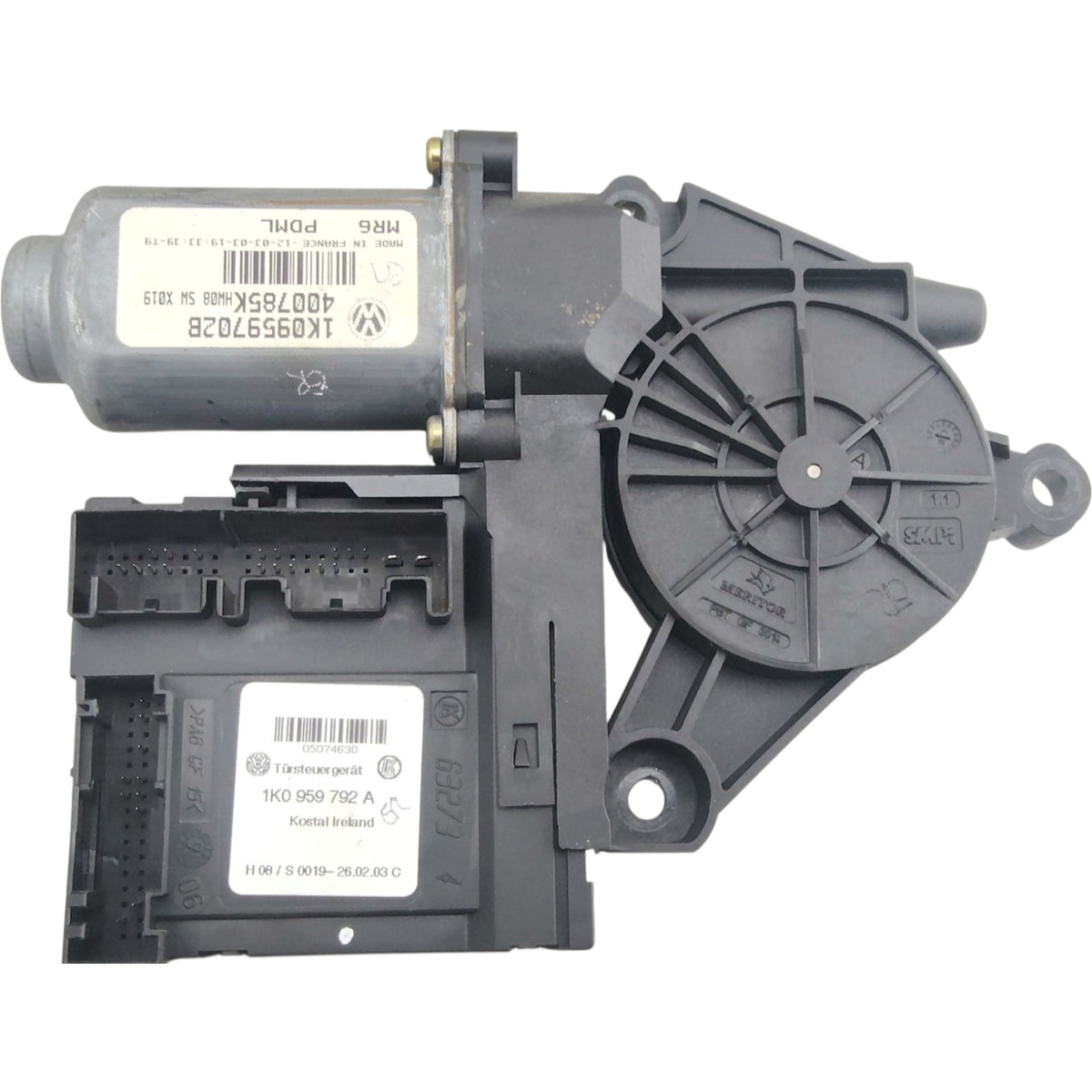 Motorino Alzacristallo Porta Anteriore Destro VOLKSWAGEN TOURAN 1 Serie