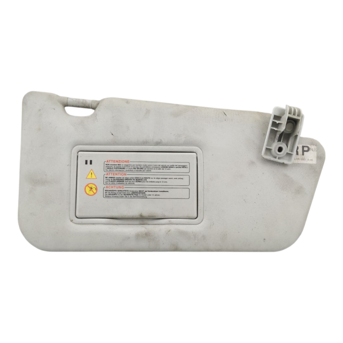 Pannello Alette  Parasole Destro NISSAN MICRA 3 Serie