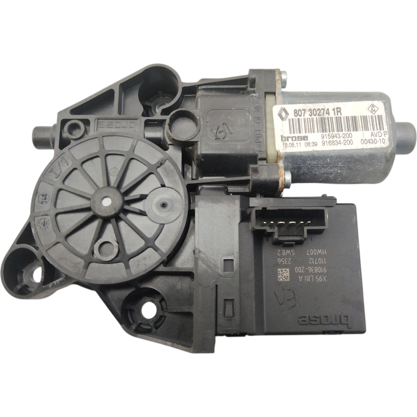 Motorino Alzacristallo Porta Anteriore Destro RENAULT SCENIC 3 Serie X-MOD