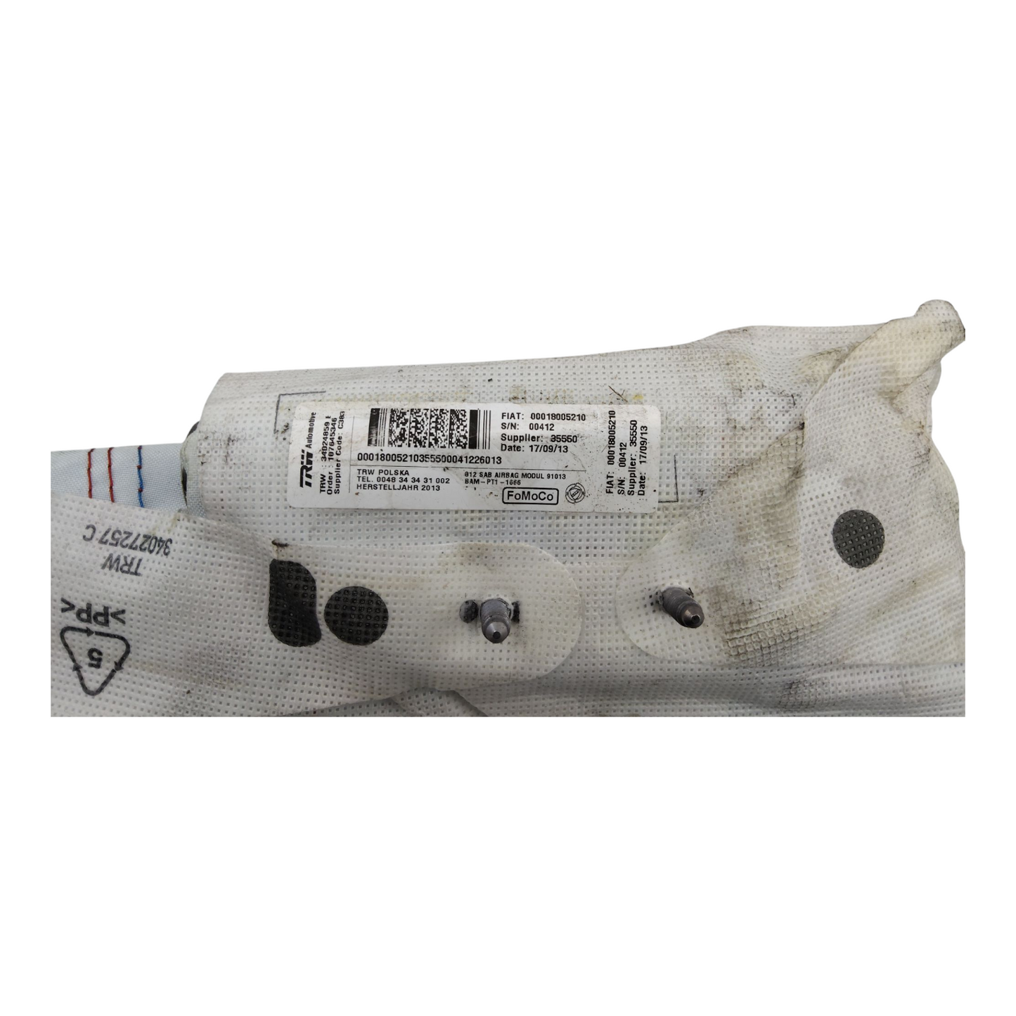 Airbag Sedile Destro FIAT 500 2 Serie/500 C Benzina Diesel
