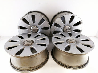 Kit cerchi in lega audi a4 - 8ec 8ed (2004 - 2008) 7jx16h2 et42 - raggio 16