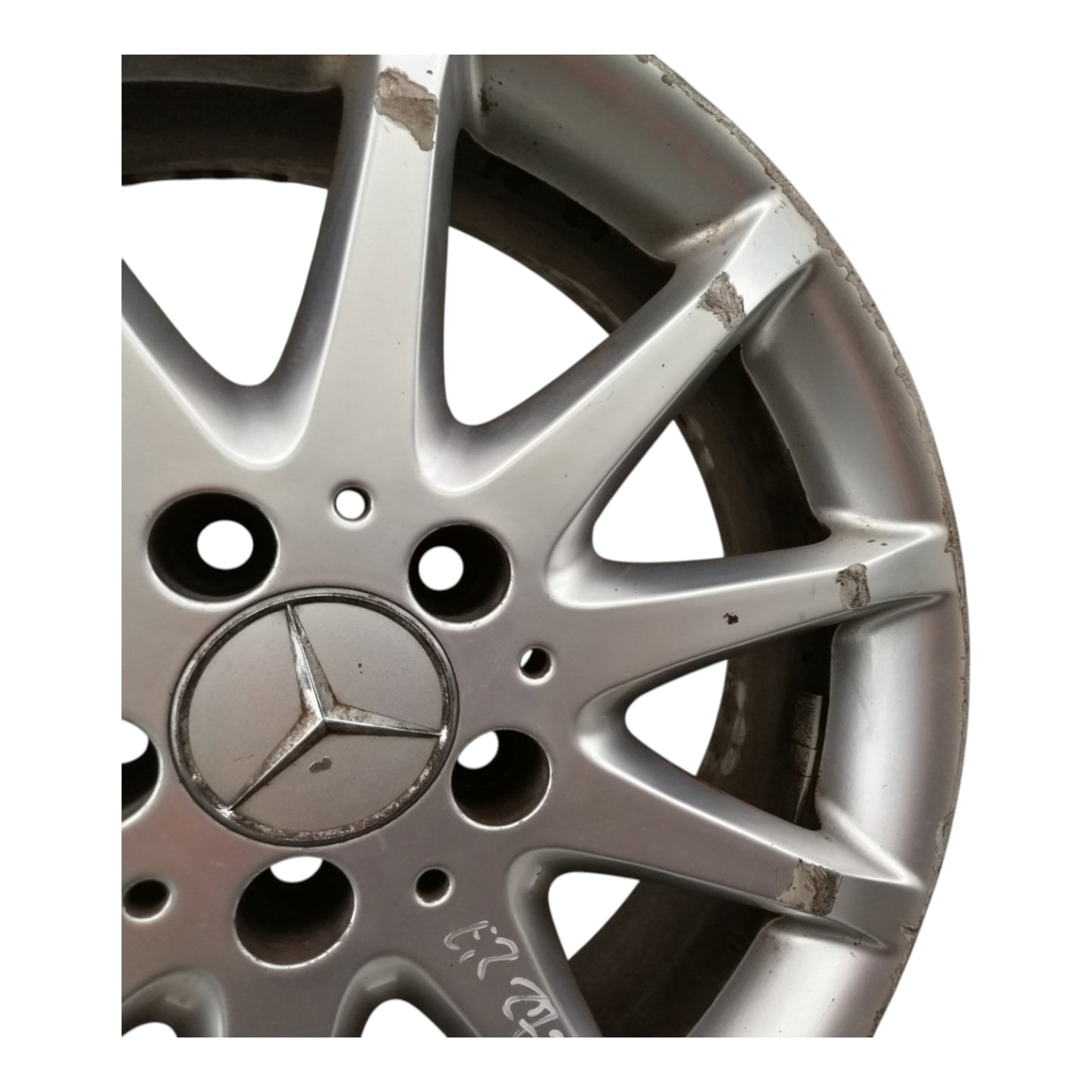 Cerchio in Lega Raggio 17 MERCEDES CLASSE B W245 7J ET49 5 Fori