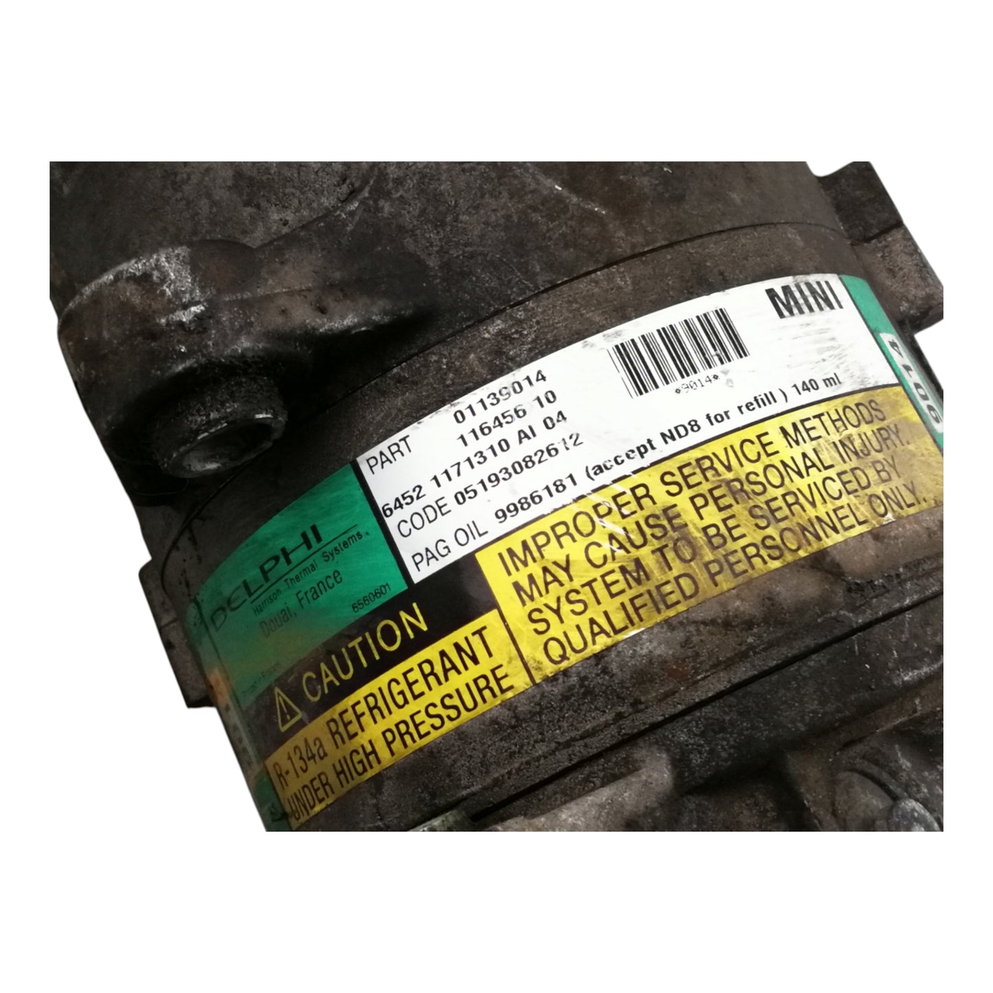 Compressore Aria Condizionata Ac MINI ONE COOPER R50 R52 R53 Benzina