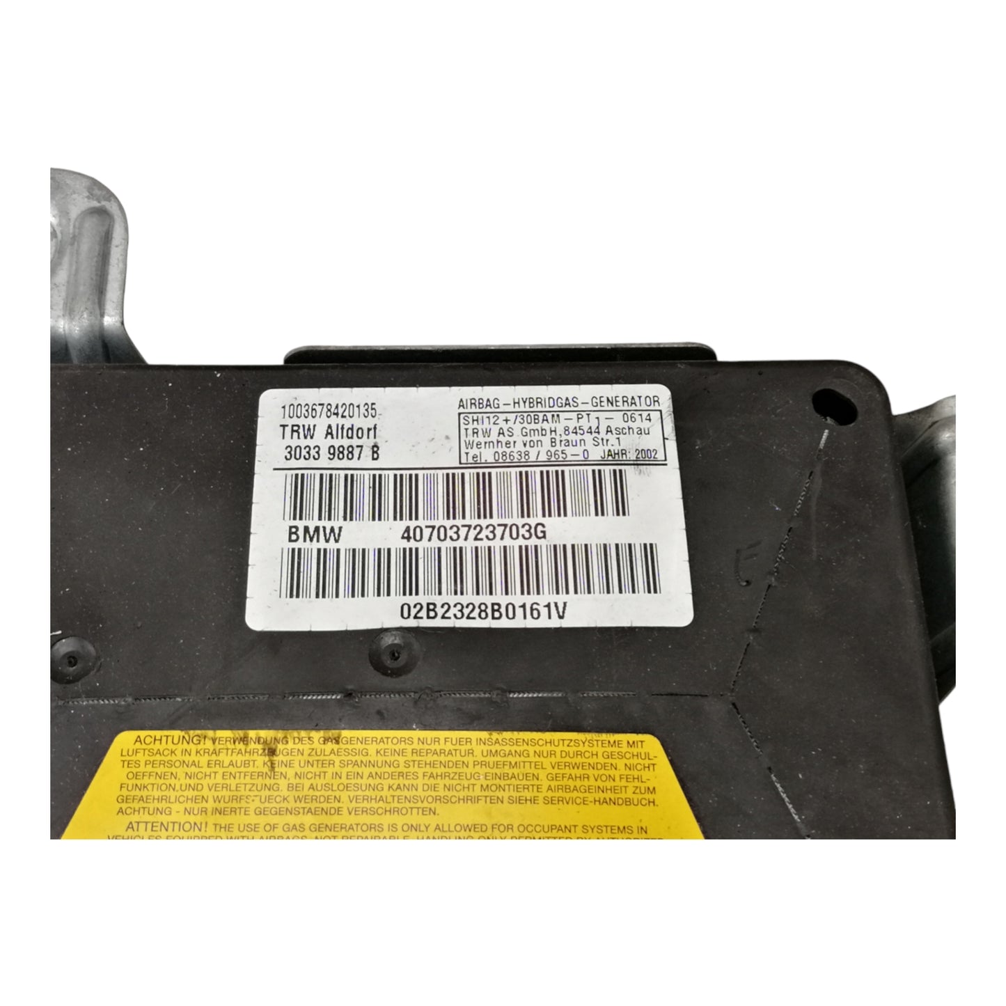 Airbag Porta Posteriore Sinistro BMW SERIE 3 E46 Berlina Station Wagon CC
