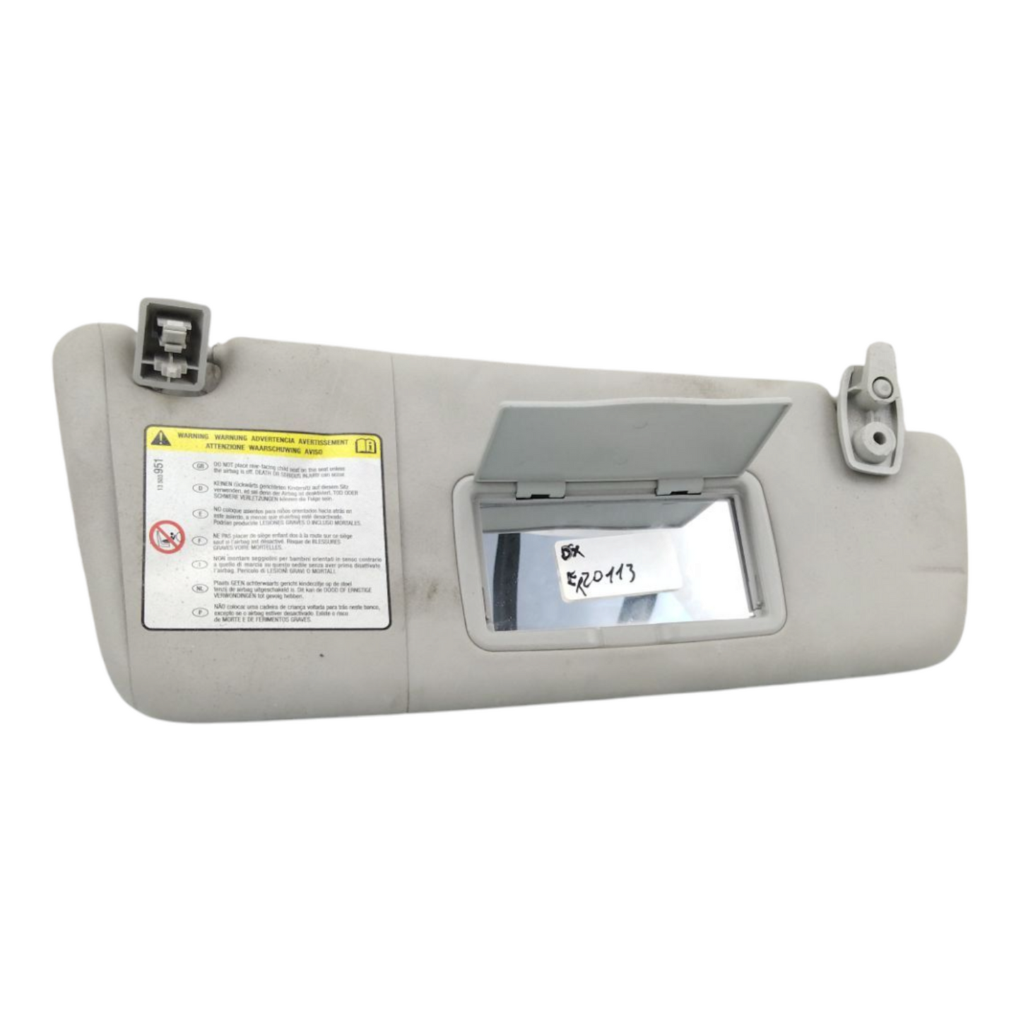 Pannello Alette  Parasole Destro OPEL MERIVA B
