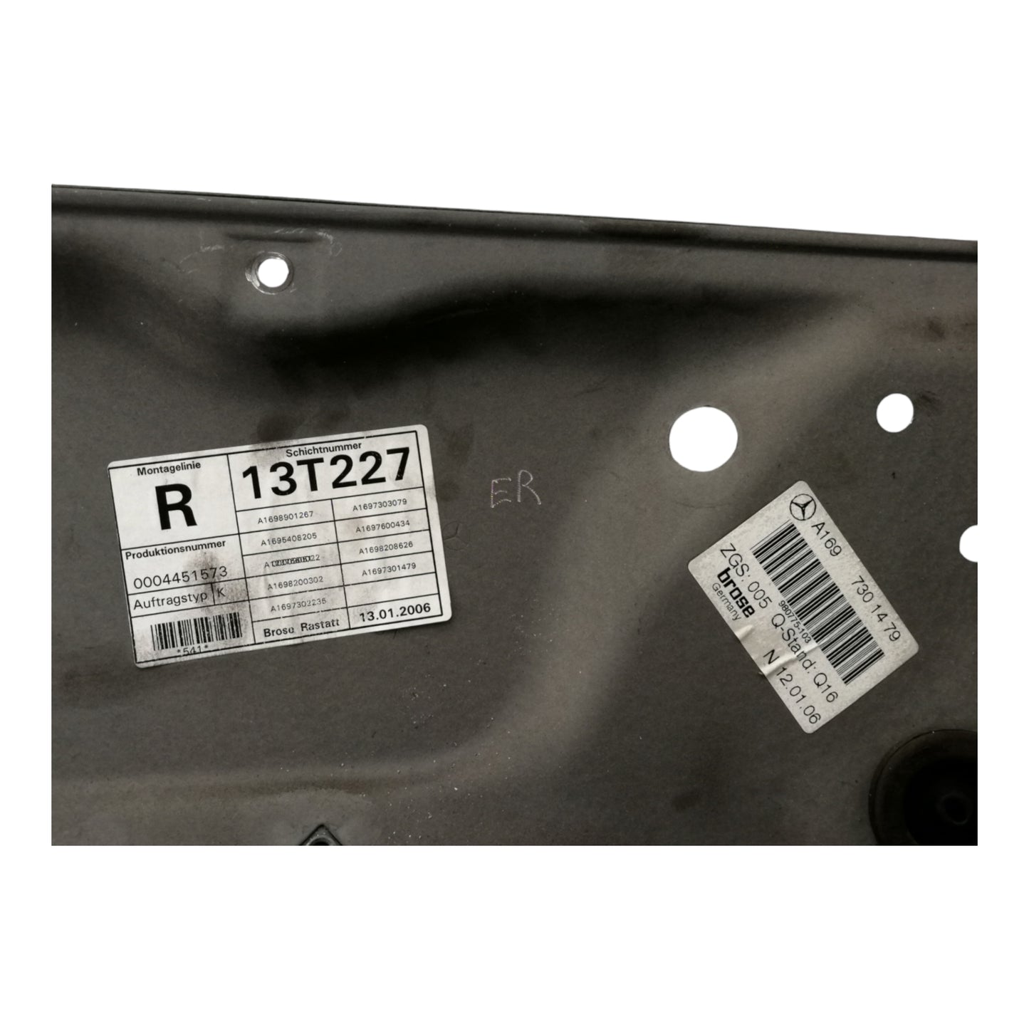 Alzacristallo Alzavetro Posteriore Destro MERCEDES CLASSE A W169