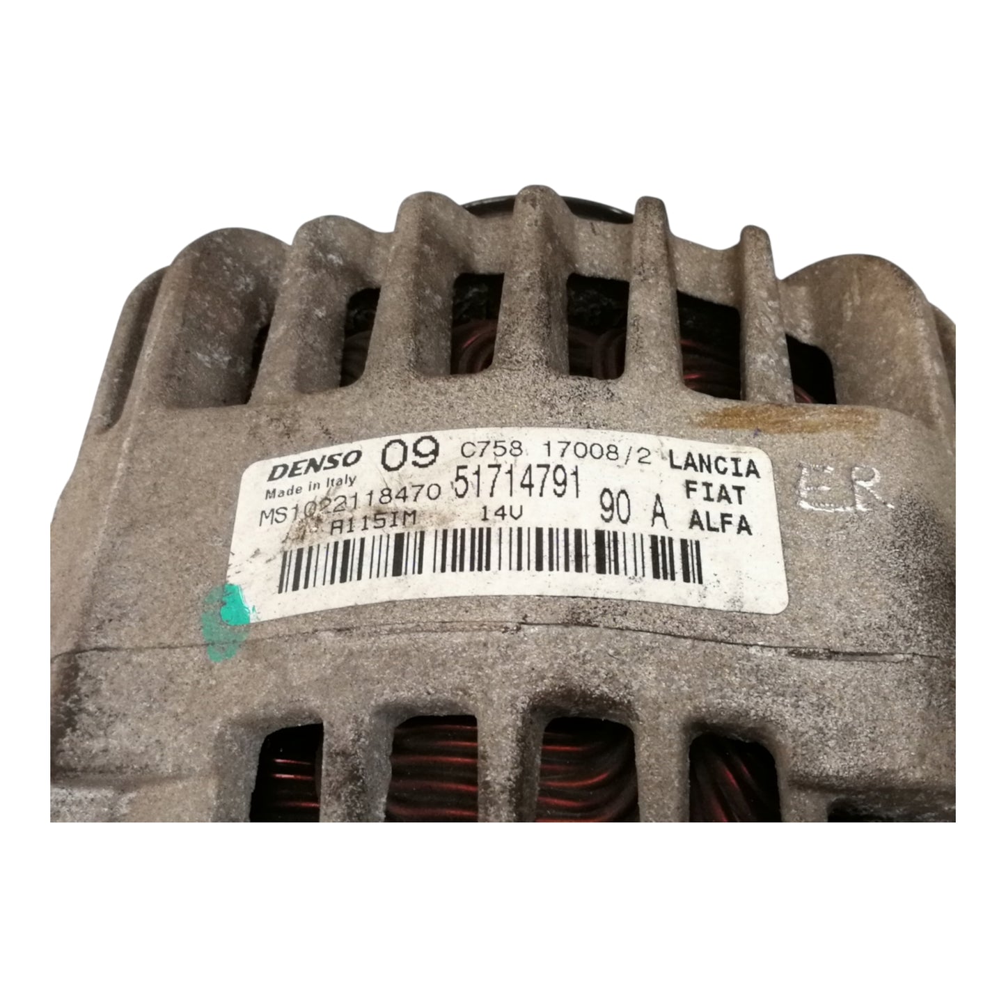 Alternatore FIAT 500 2 Serie/PANDA 2 3 Serie/IDEA/GRANDE PUNTO Benzina GPL