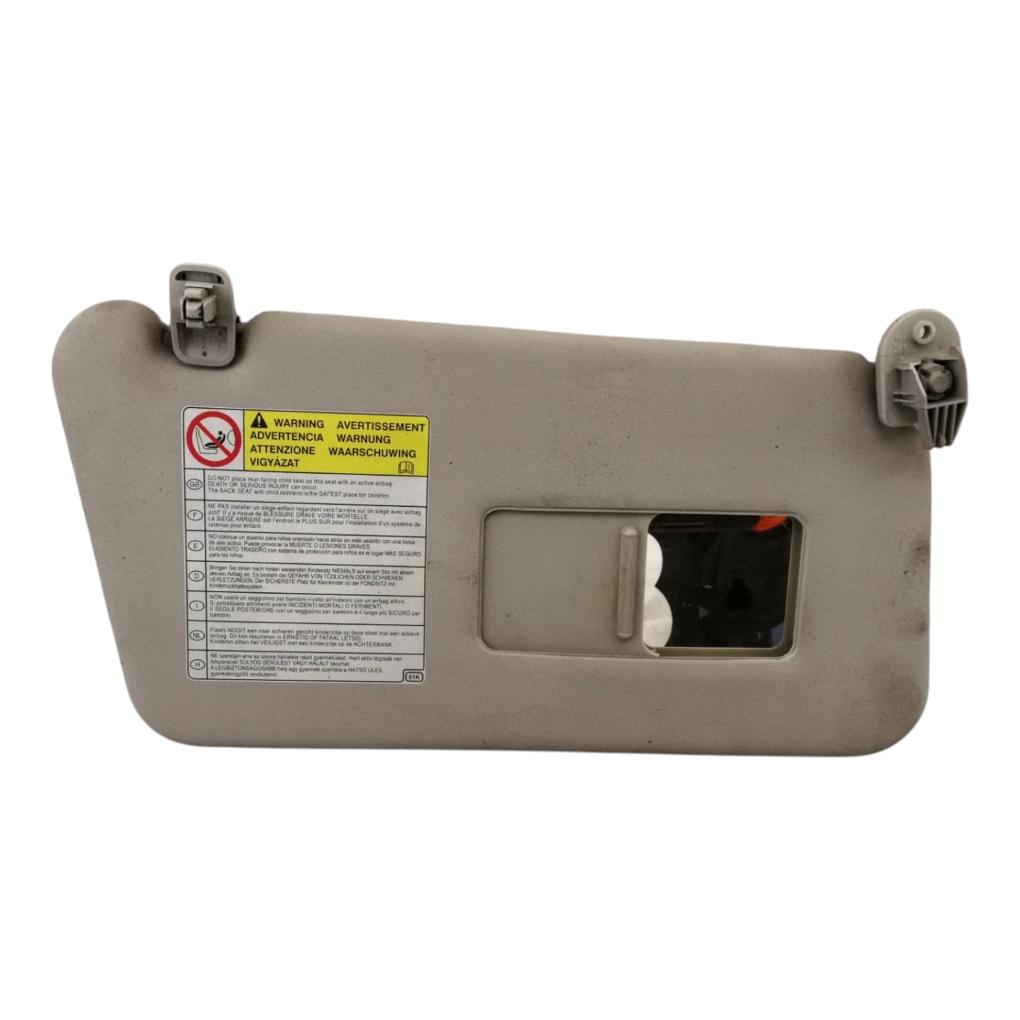 Pannello Alette  Parasole Destro OPEL AGILA B