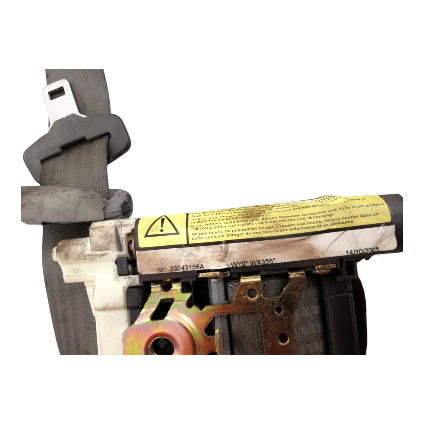 Cintura Di Sicurezza Sedile Anteriore Sinistro FIAT PUNTO 2 Serie 5 Porte