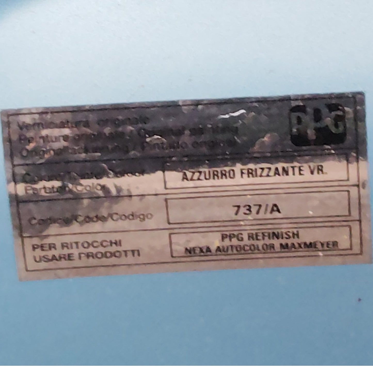 Portello Portellone Posteriore FIAT 600/SEICENTO