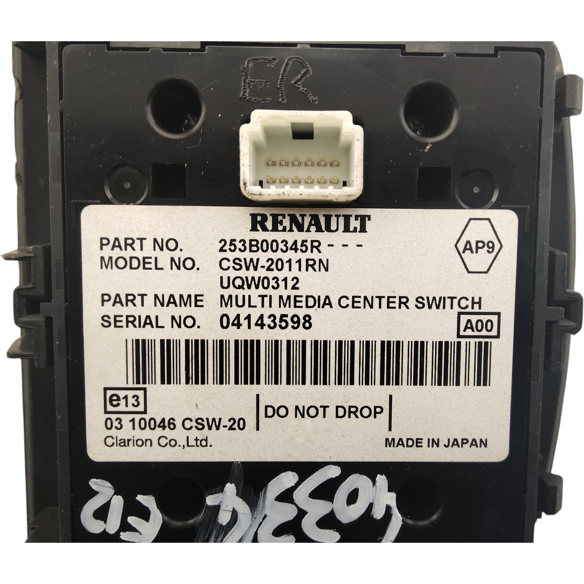 Joystick Controller Pulsantiera RENAULT SCENIC 3 Serie X-MOD