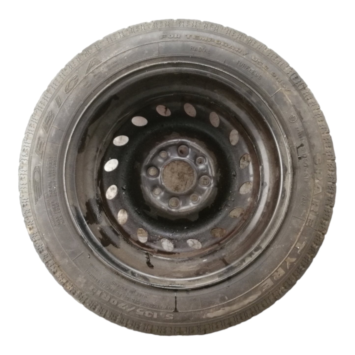 Cerchio Ruota Di Scorta FIAT SEICENTO - Raggio 13 ET33 135/70 4 Fori -
