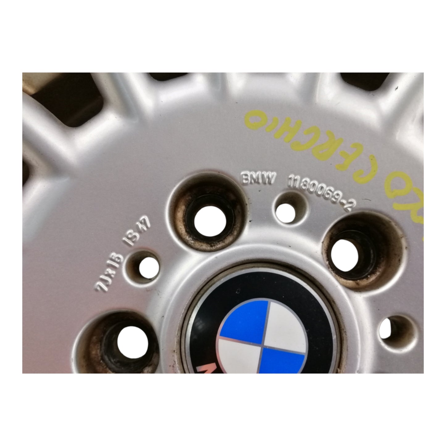 Cerchio In Lega Raggio 15 BMW SERIE 3 E36 Coupe Cabrio 7JX15 ET47 5 Fori