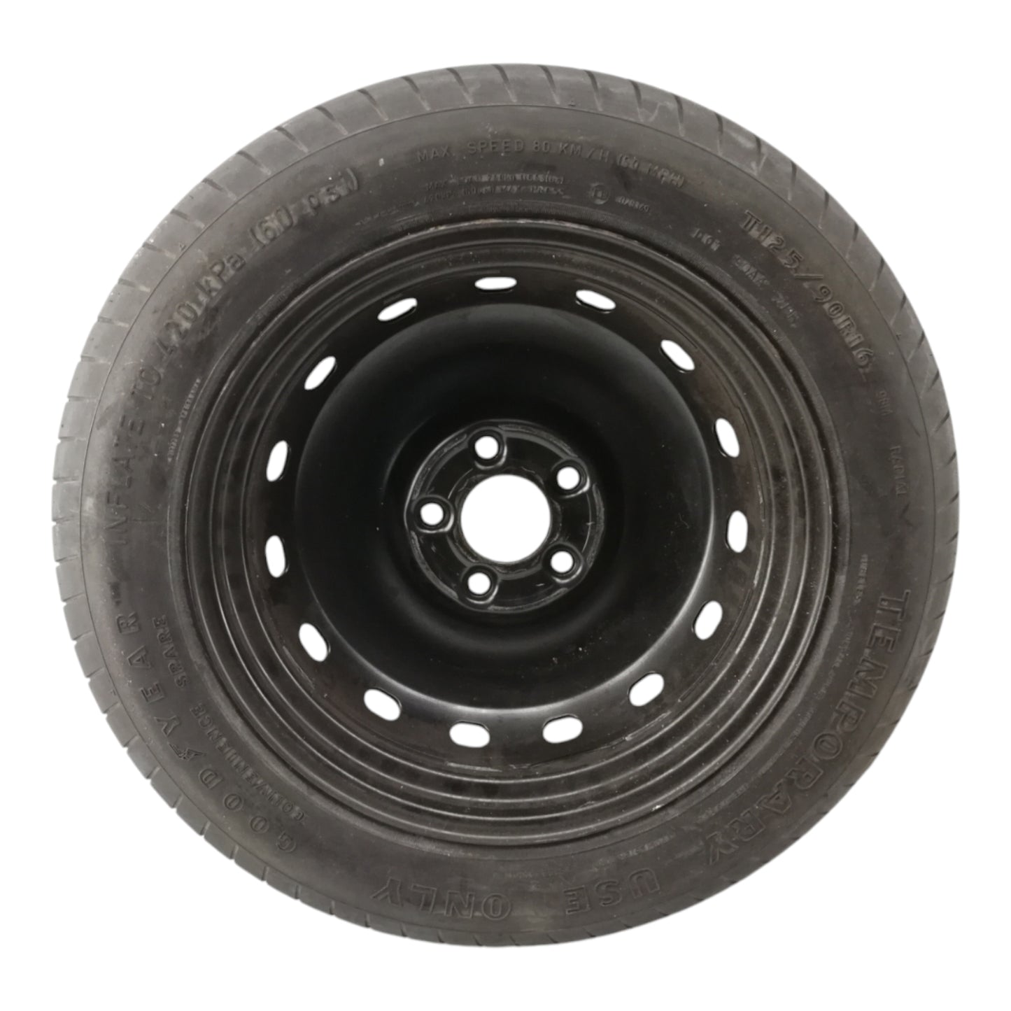 Cerchio Ruota Di Scorta Ruotino MERCEDES CLASSE A W169 Raggio 16 5 Fori