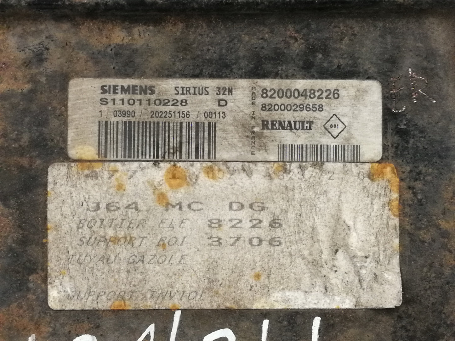 Centralina Iniezione RENAULT SCÉNIC 1 Serie RX4 2.0 Benzina Motore F4R C7