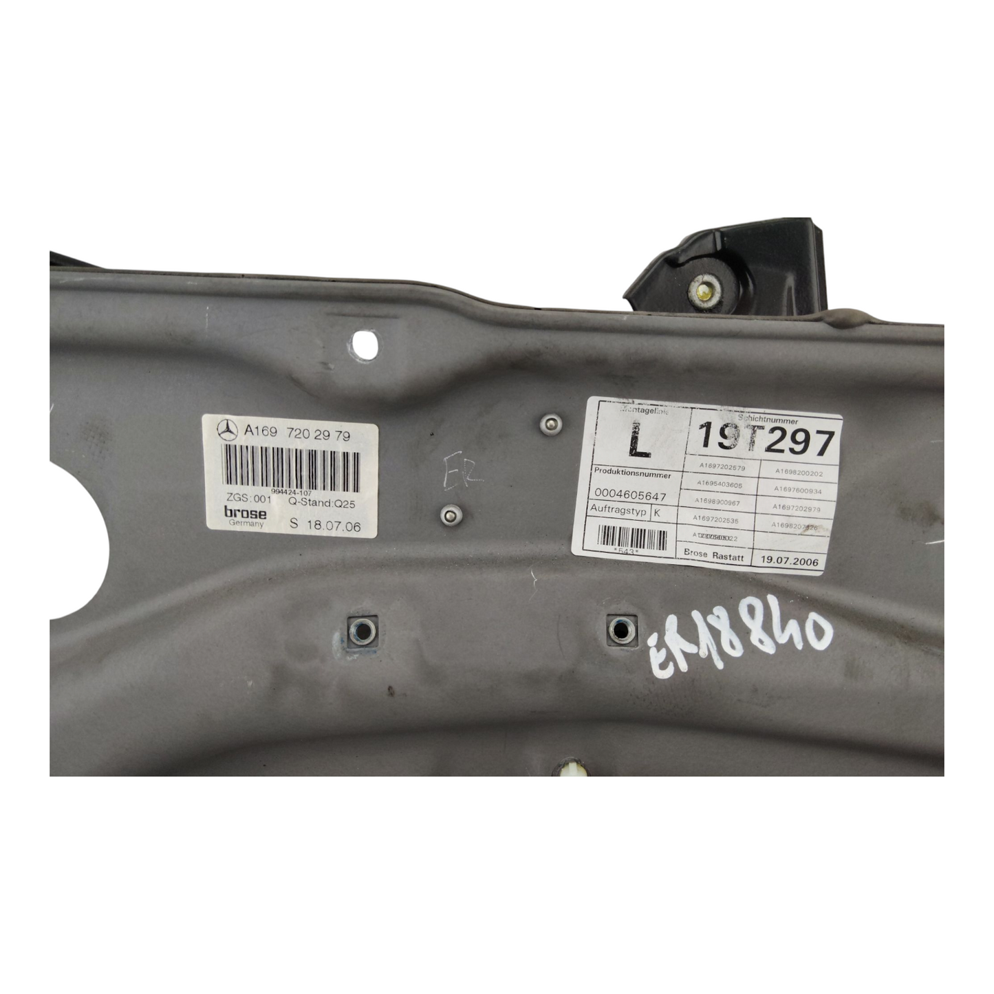 Alzacristallo Alzavetro Anteriore Sinistro MERCEDES CLASSE B W245