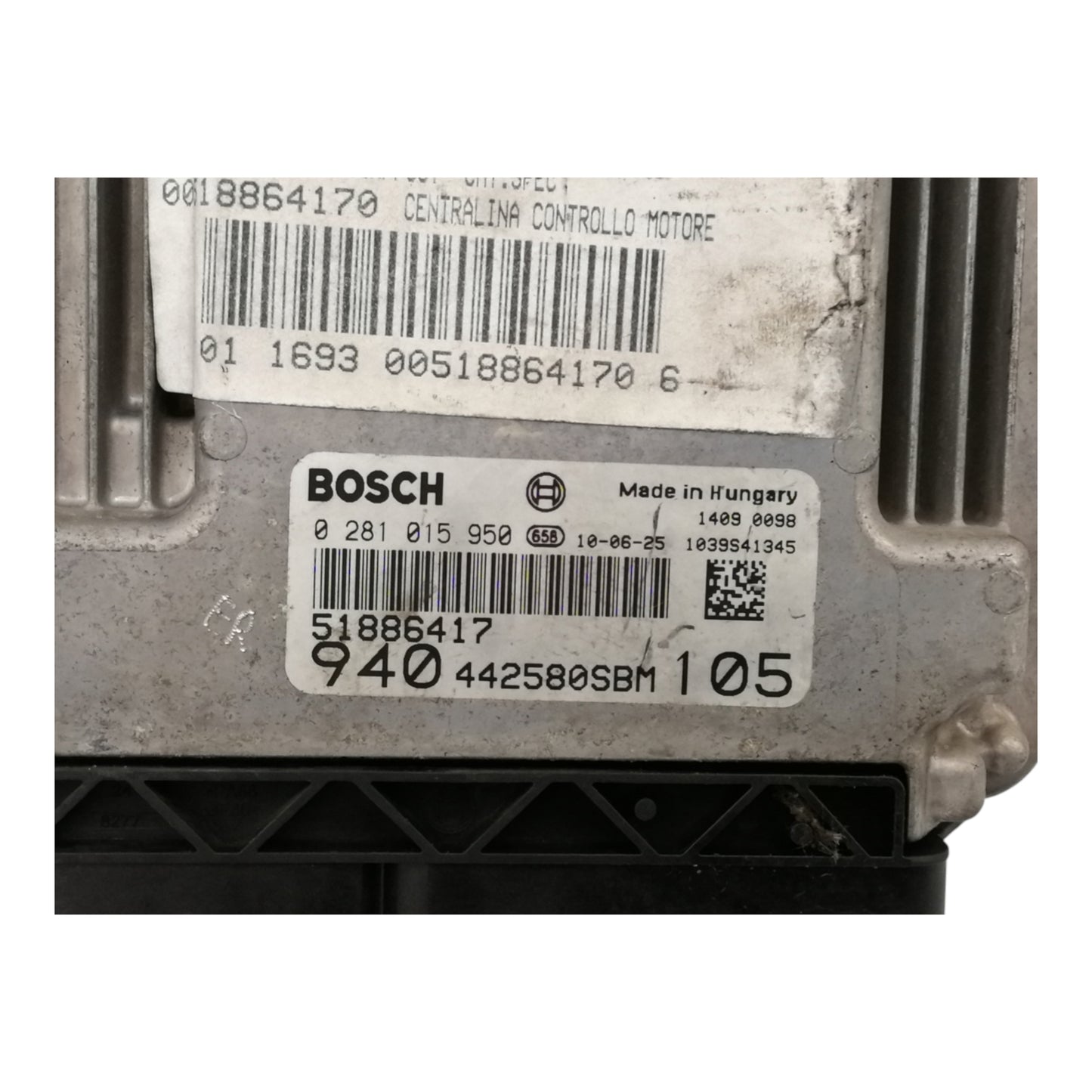 Centralina Iniezione ALFA ROMEO GIULIETTA 1.6 Diesel Motore 940A3000