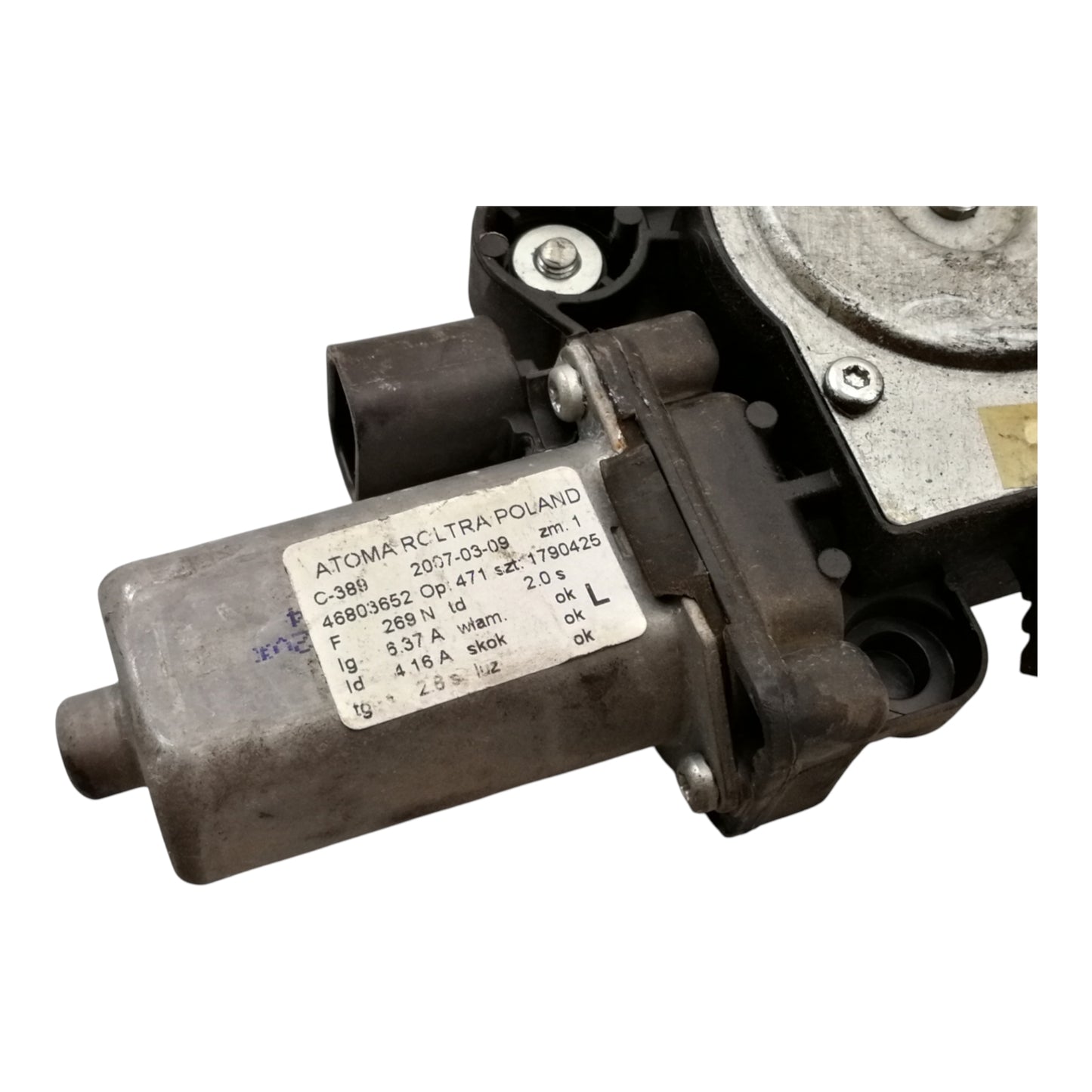 Alzacristallo Alzavetro Anteriore Sinistro FIAT PANDA 2 Serie 169