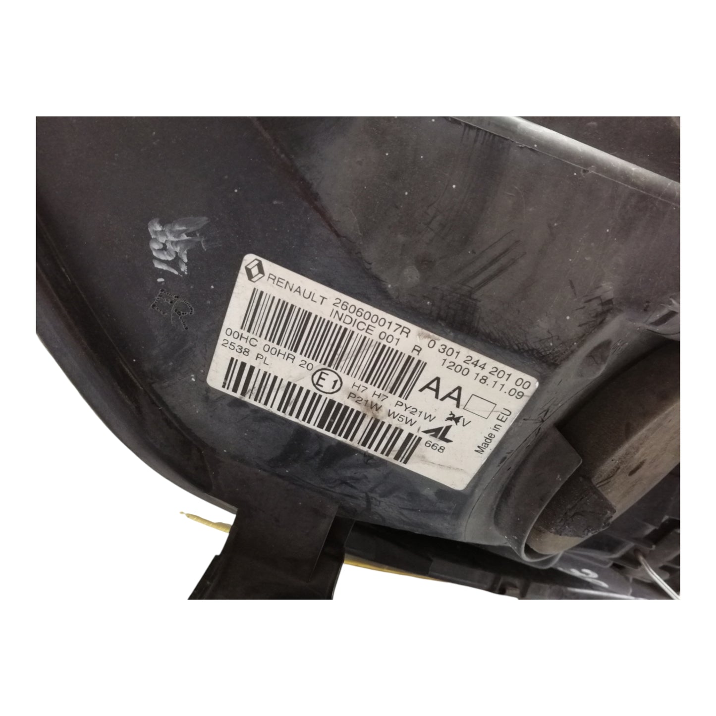 Faro Proiettore Anteriore Sinistro RENAULT MEGANE 3 Serie