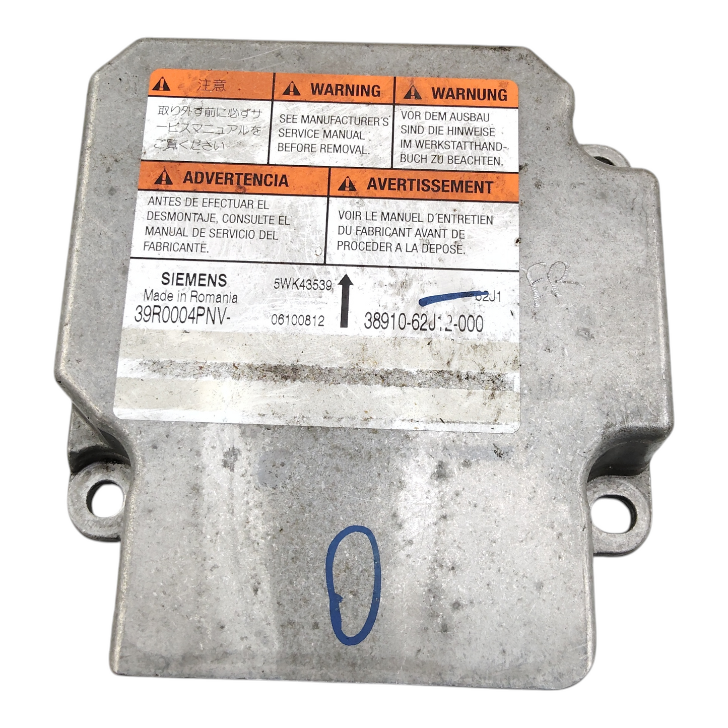 Centralina Airbag SUZUKI SWIFT 4 Serie 3-5 Porte
