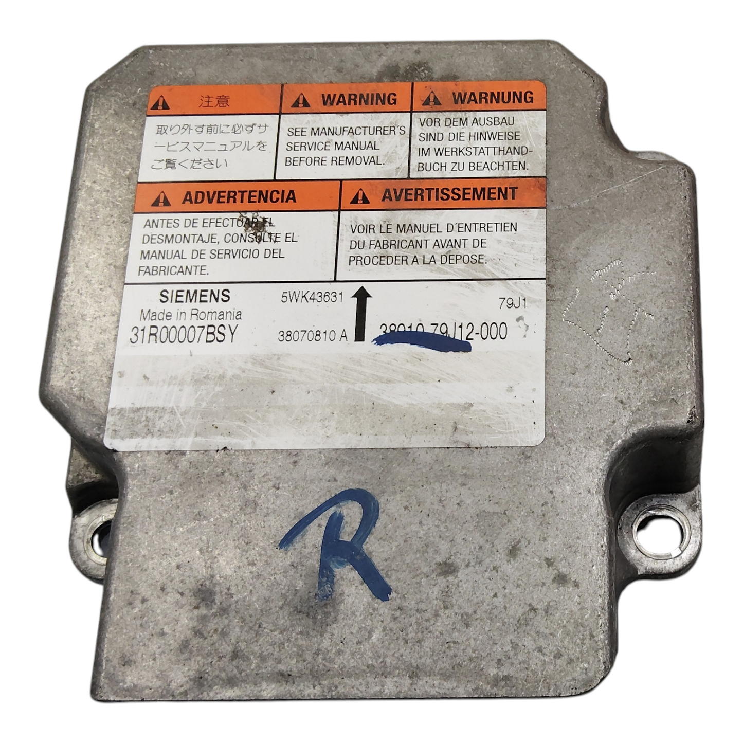 Centralina Airbag FIAT SEDICI/16 Benzina Diesel