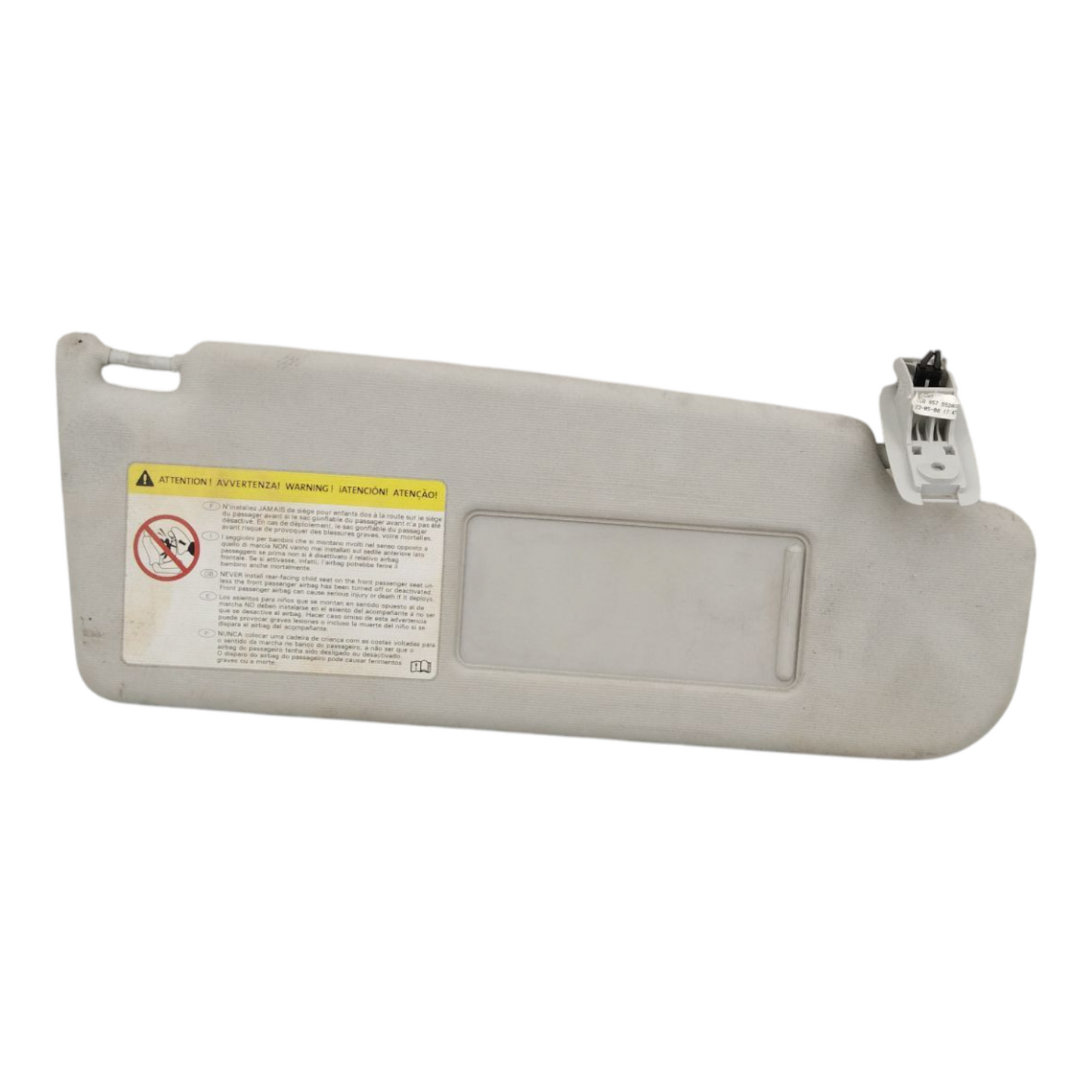 Pannello Alette  Parasole Destro VOLKSWAGEN PASSAT 5 Serie/GOLF 5 6 Serie
