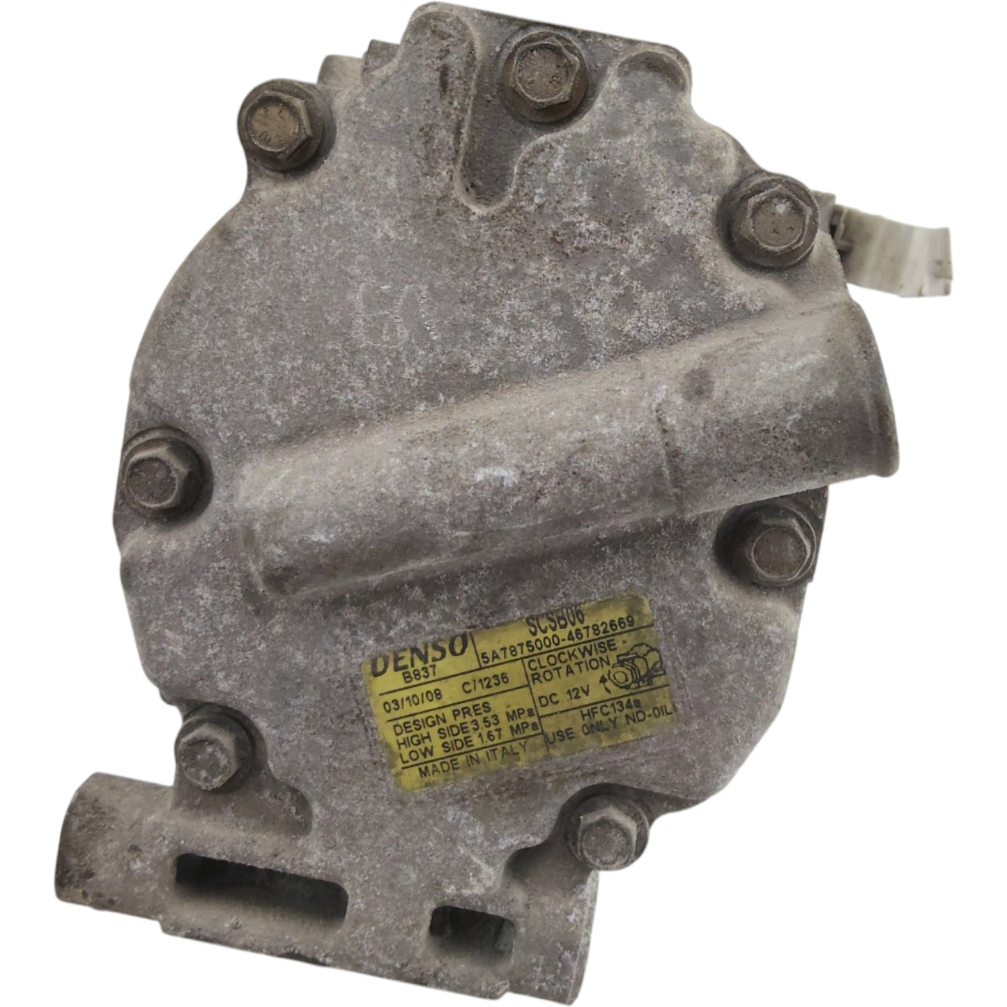 Compressore Aria Condizionata Ac FIAT IDEA/500 2 Serie Benzina GPL