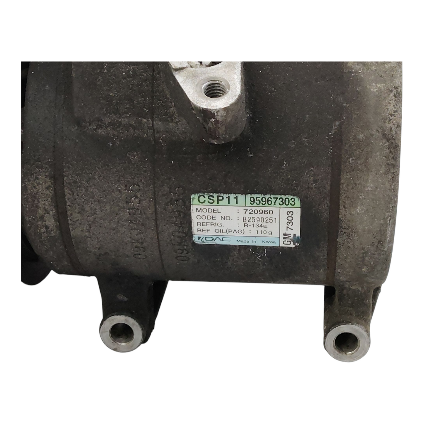 Compressore Aria Condizionata Ac CHEVROLET SPARK Benzina GPL