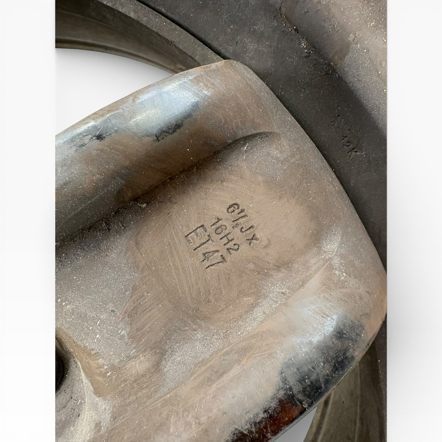 Cerchio in Ferro Raggio 16 RENAULT MEGANE 3 Serie 61/2JX16H2 ET47 5 Fori