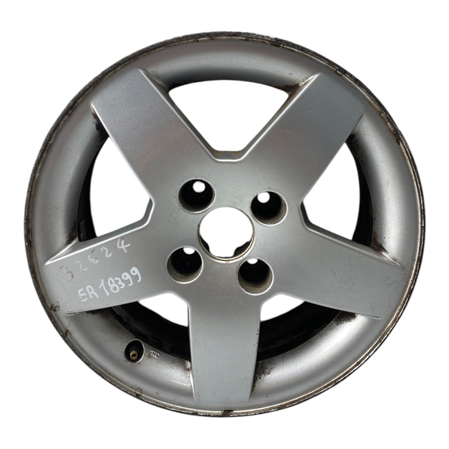 Cerchio In Lega Raggio 15 PEUGEOT 207 - 6JX15 ET23 4 FORI -