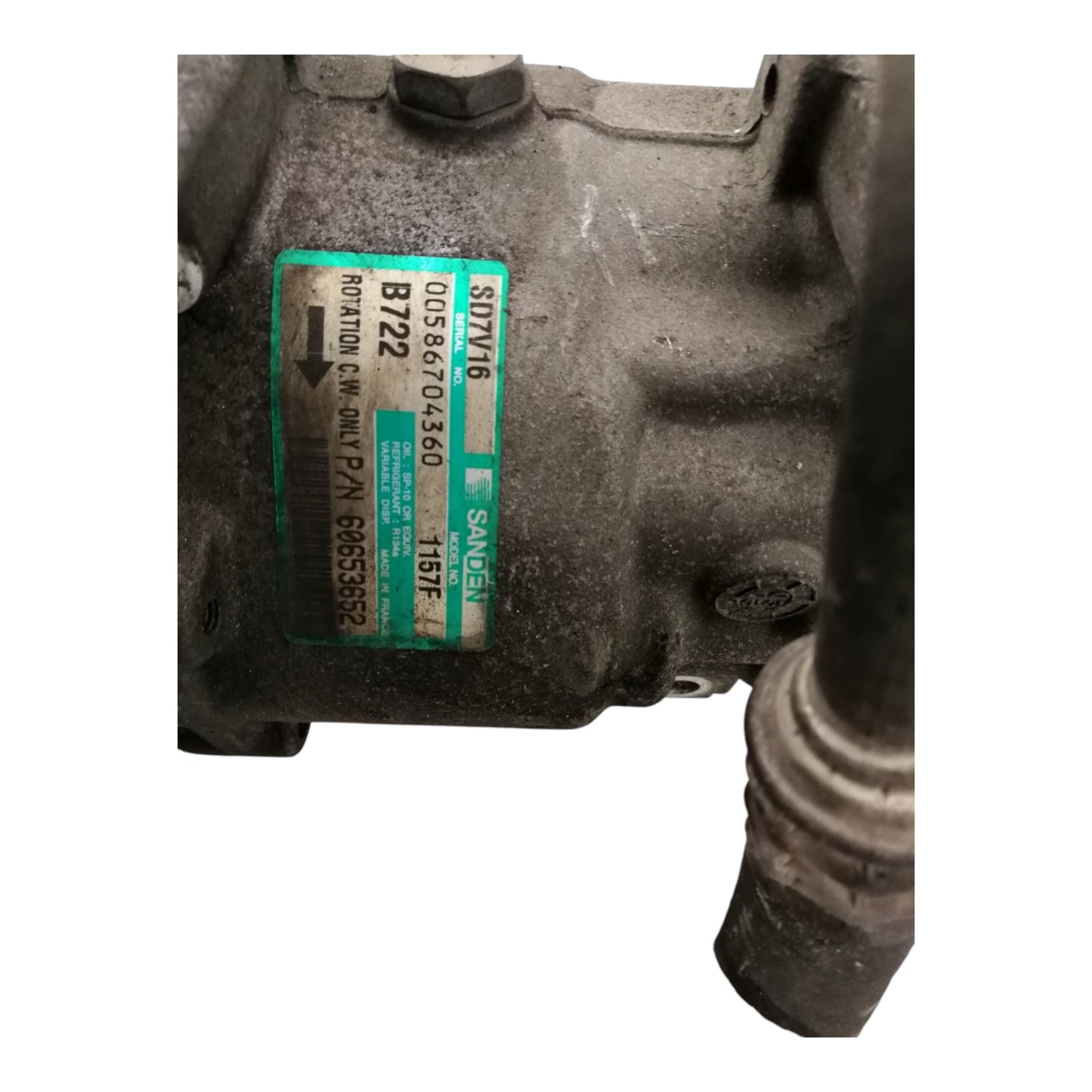 Compressore Aria Condizionata Ac FIAT MULTIPLA 1 2 Serie 1.9 Diesel