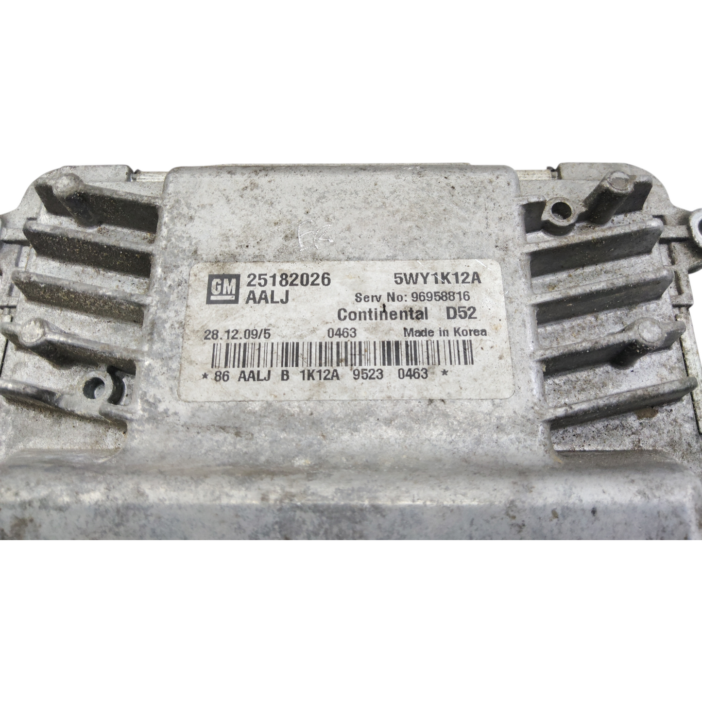 Centralina Iniezione CHEVROLET SPARK 1.2 Benzina Motore B12D1