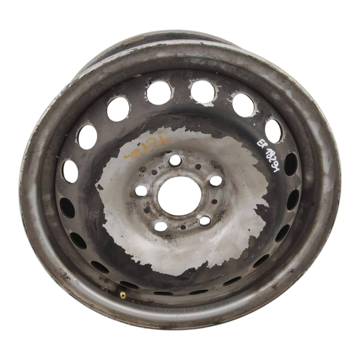 Cerchio Ferro Raggio 15 RENAULT KANGOO 3 Serie 6JX15 ET44 5 Fori