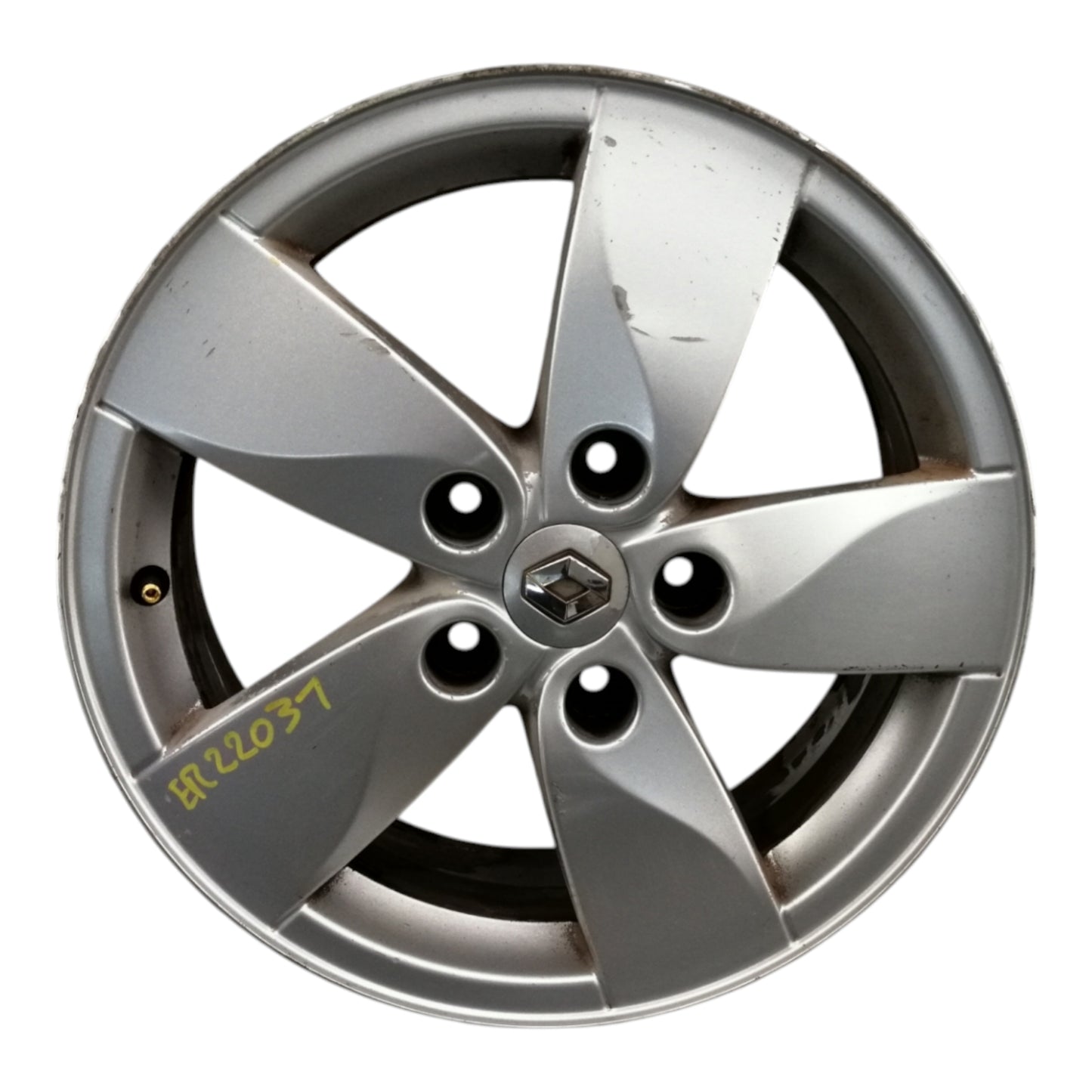 Cerchio In Lega Raggio 16 RENAULT MEGANE 3 Serie - 6.5JX16 ET47 5 FORI -