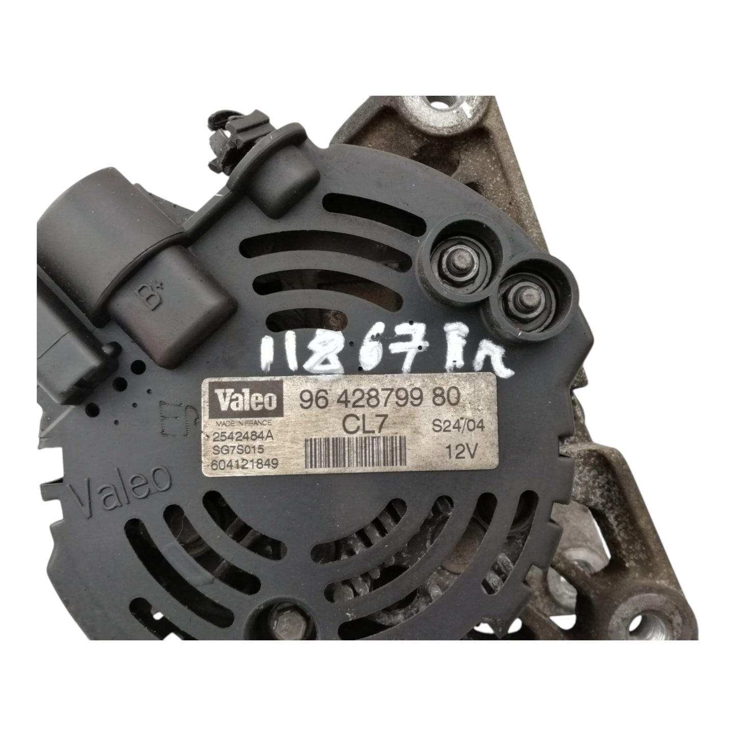 Alternatore PEUGEOT 206/306 2 Serie/PARTNER RANCH 1 Serie Benzina Diesel