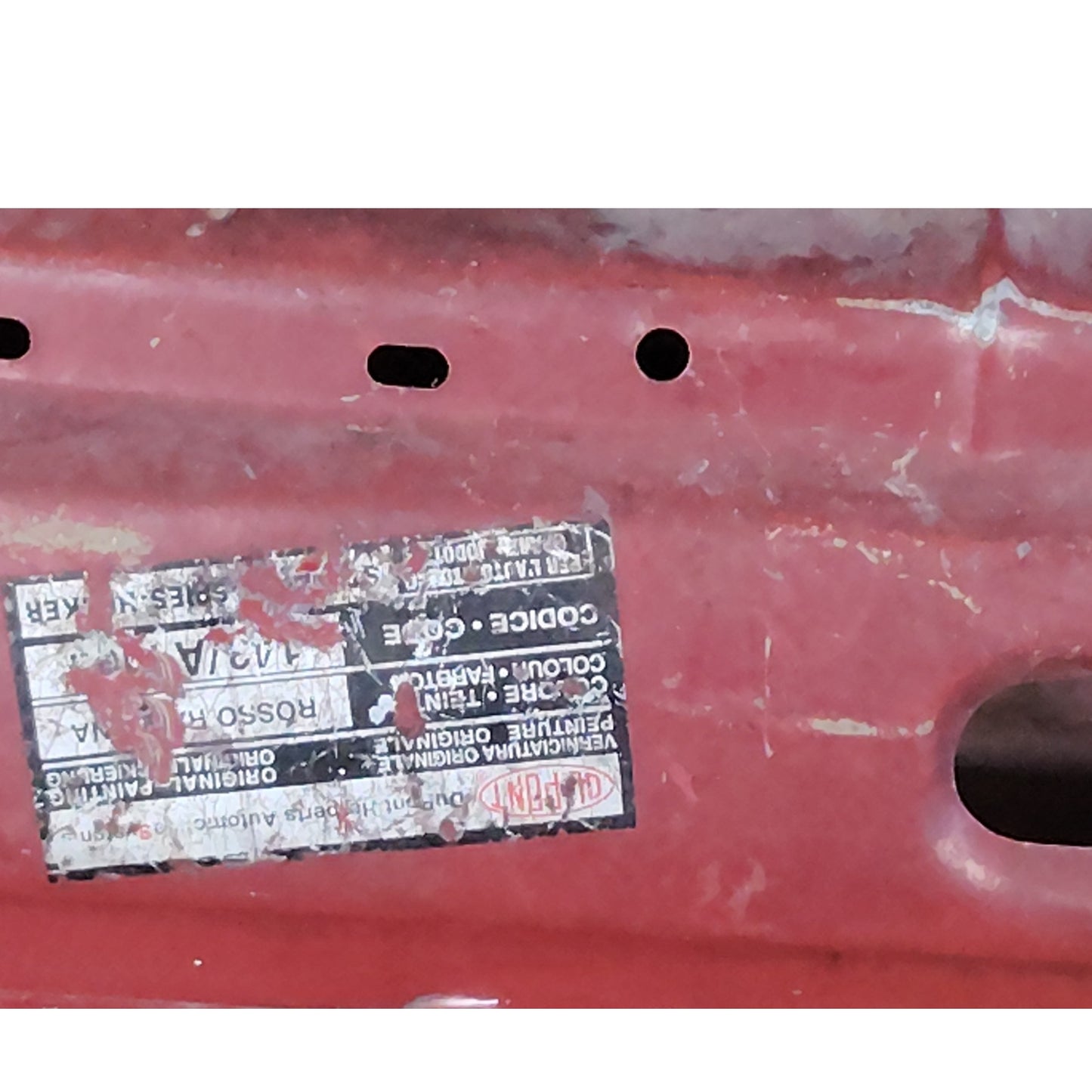 Portello Portellone Posteriore FIAT PANDA 1 Serie 141 Berlina