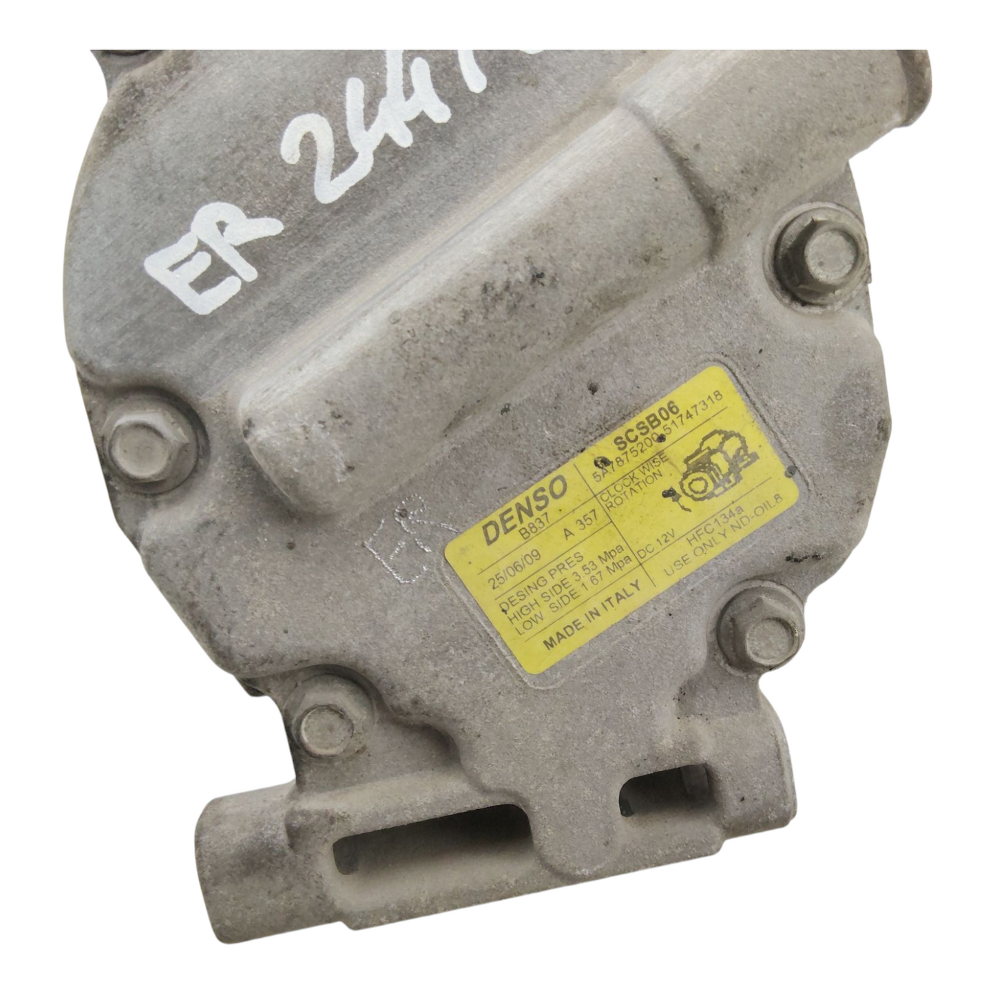 Compressore Aria Condizionata Ac FIAT PANDA 2 Serie/PUNTO 2 Serie Benzina