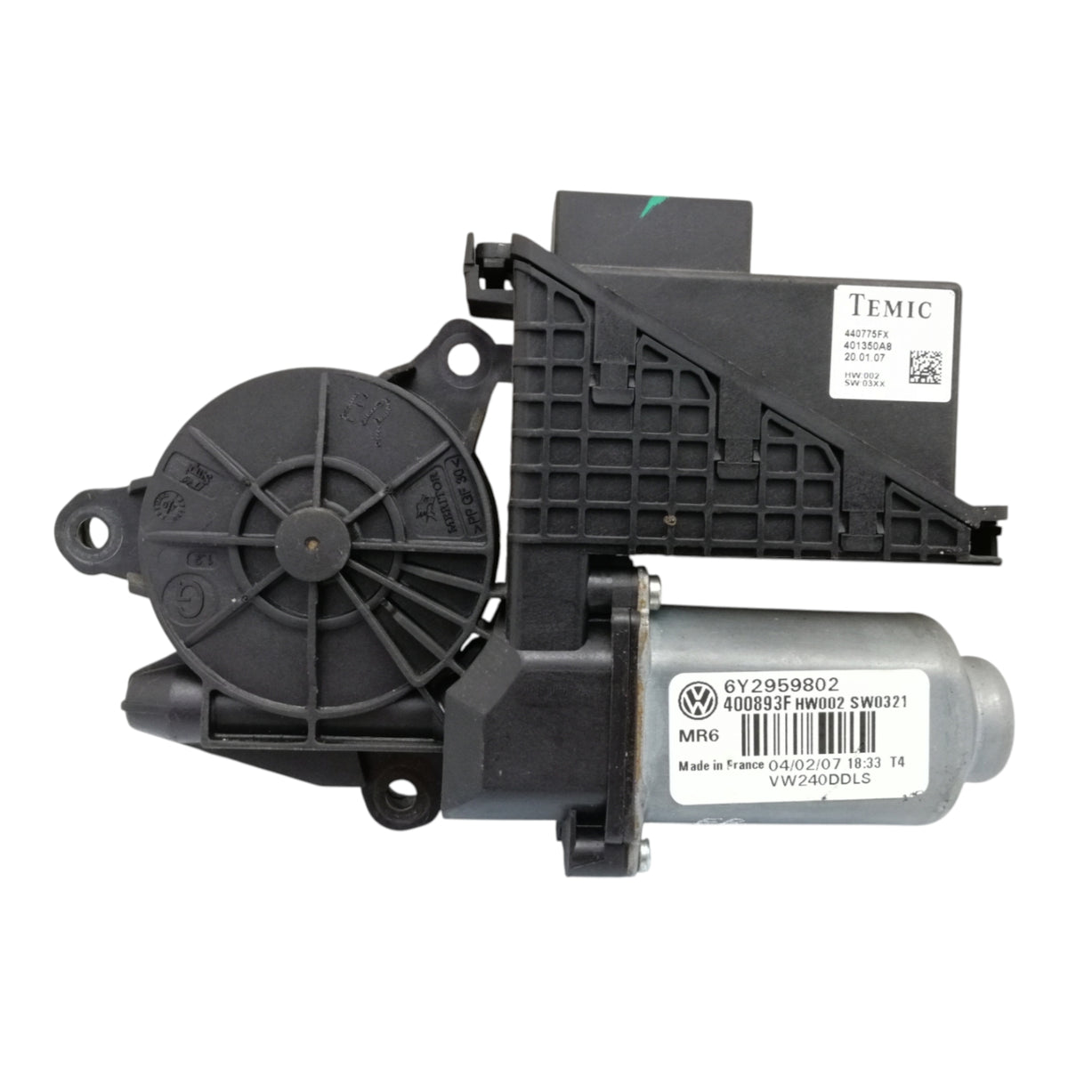 Motorino Alzacristallo Anteriore Sinistro VOLKSWAGEN POLO 5 Serie 5 Porte
