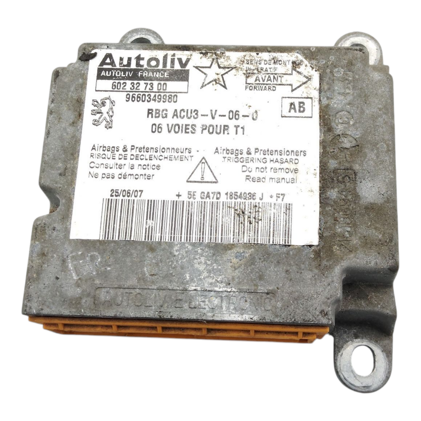 Centralina Airbag PEUGEOT 206 Berlina Van Cabrio Diesel Benzina