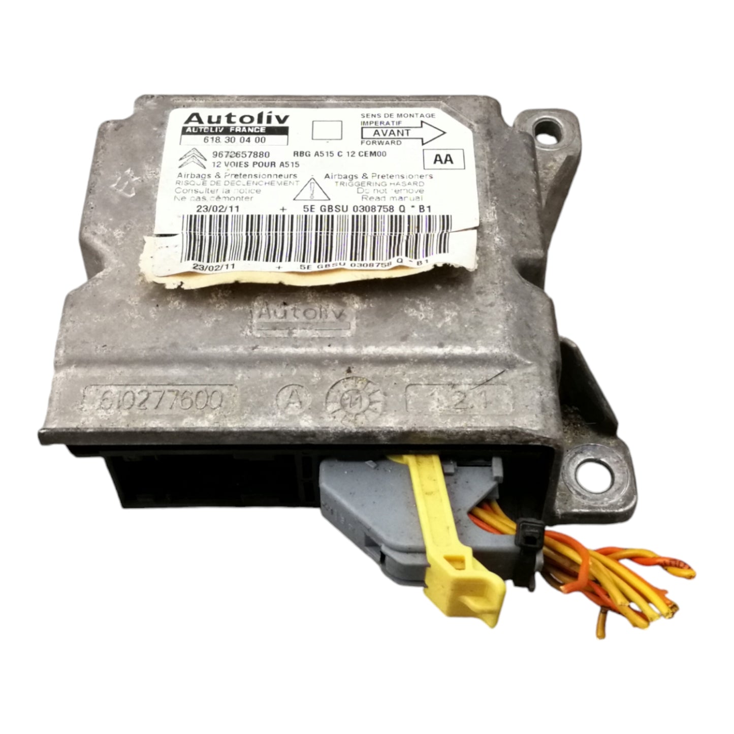 Centralina Airbag CITROEN C3 2 Serie Diesel Benzina